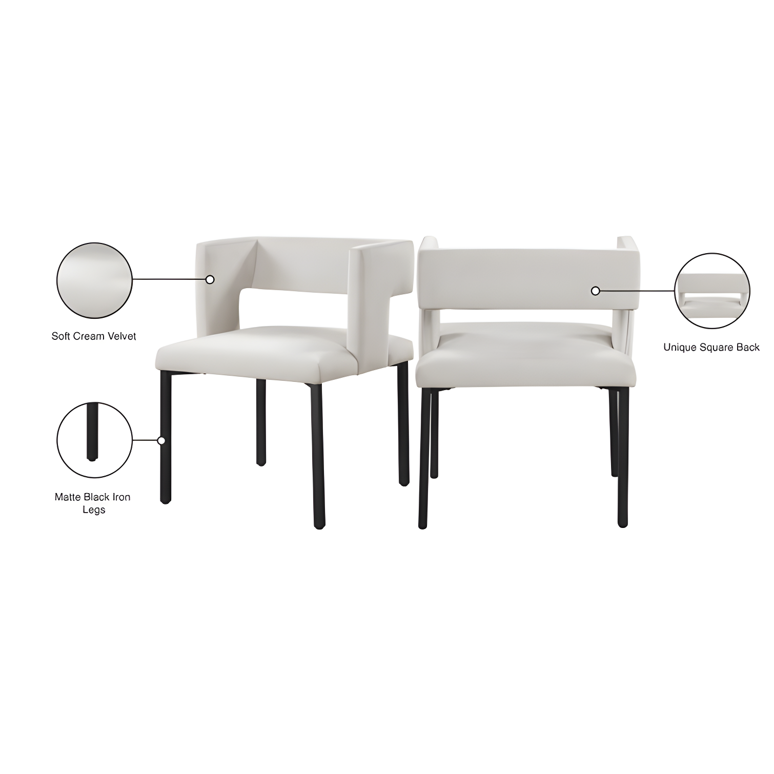 Inga Velvet Arm Chair