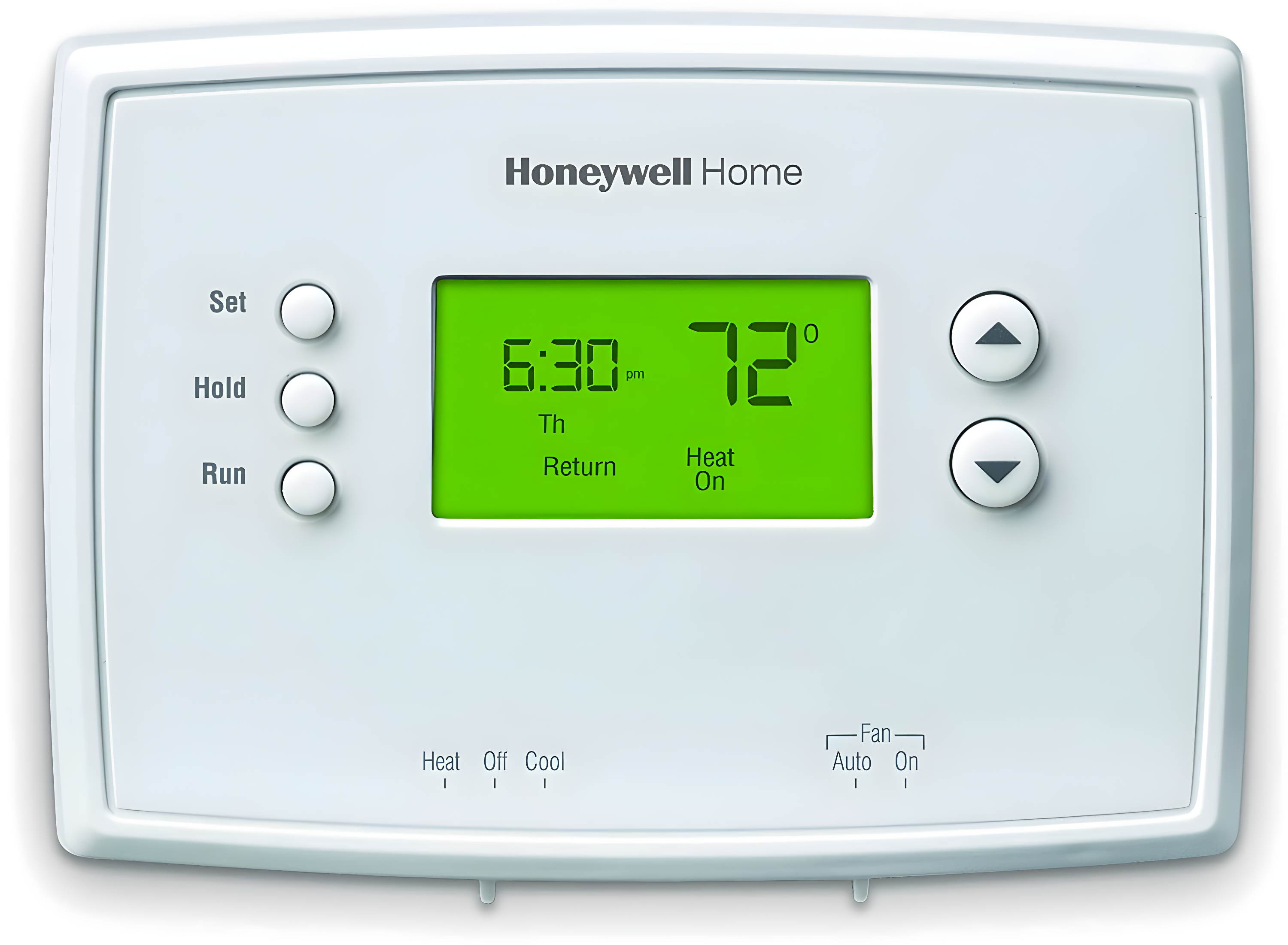 Honeywell Home 5-2 Day Programmable Low Volt Thermostat: White, Plastic, 1 Year Warranty, AA Battery Required