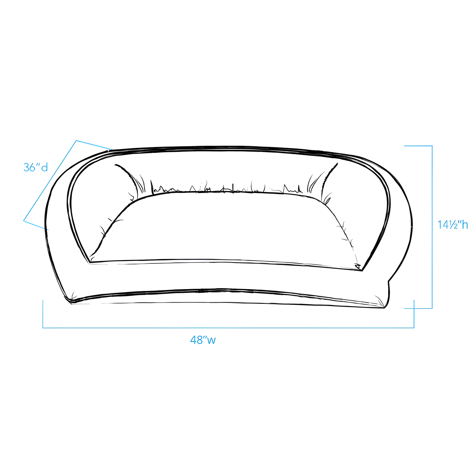 Orthopedic Polyester Pet Bed