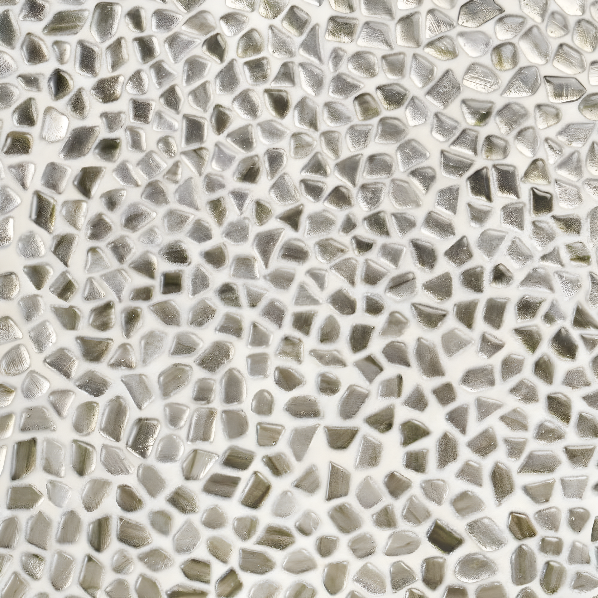 Bond Tile Fractal Pebble 11.88 in. x 11.88 in. Polished Glass Wall Mosaic Tile (0.98 Sq. Ft. / Each)