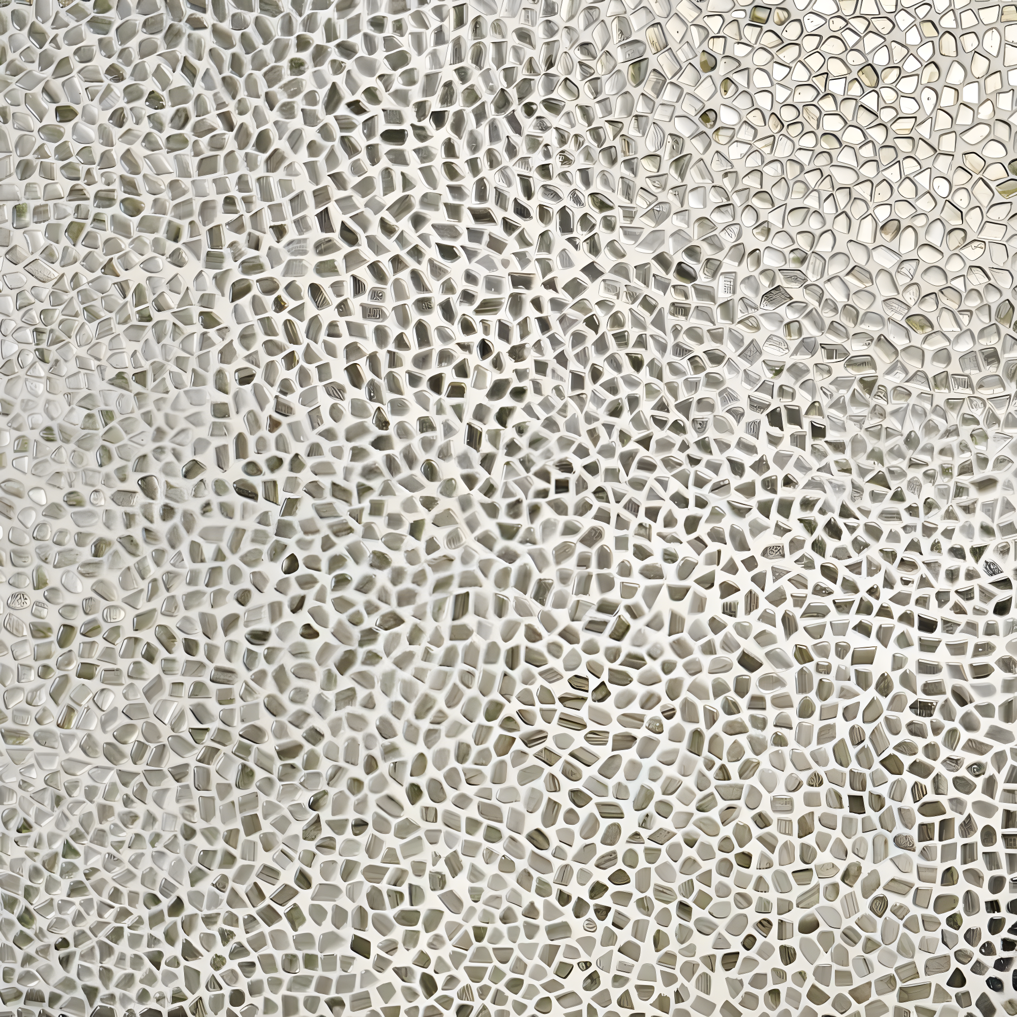 Bond Tile Fractal Pebble 11.88 in. x 11.88 in. Polished Glass Wall Mosaic Tile (0.98 Sq. Ft. / Each)