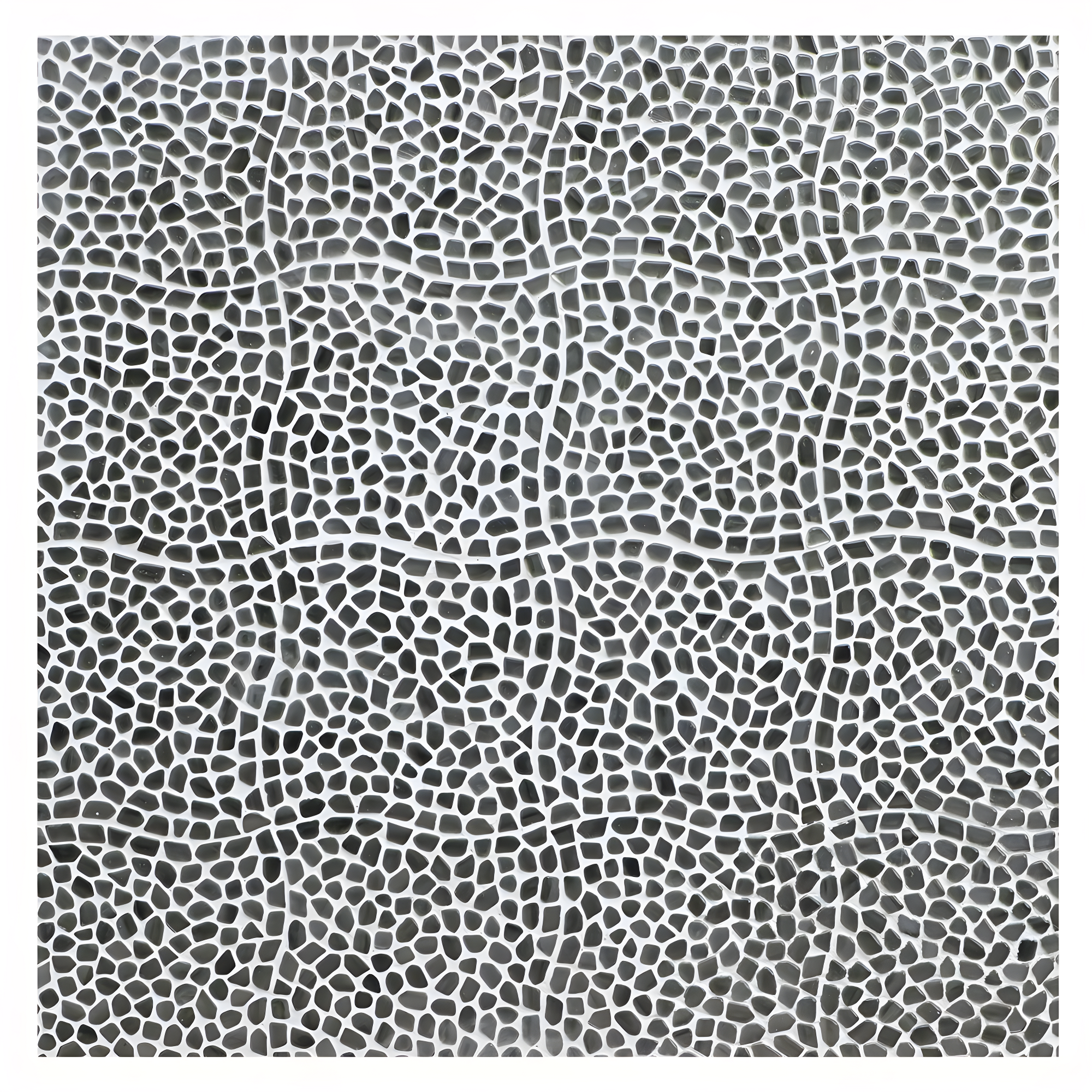 Bond Tile Fractal Pebble 11.88 in. x 11.88 in. Polished Glass Wall Mosaic Tile (0.98 Sq. Ft. / Each)