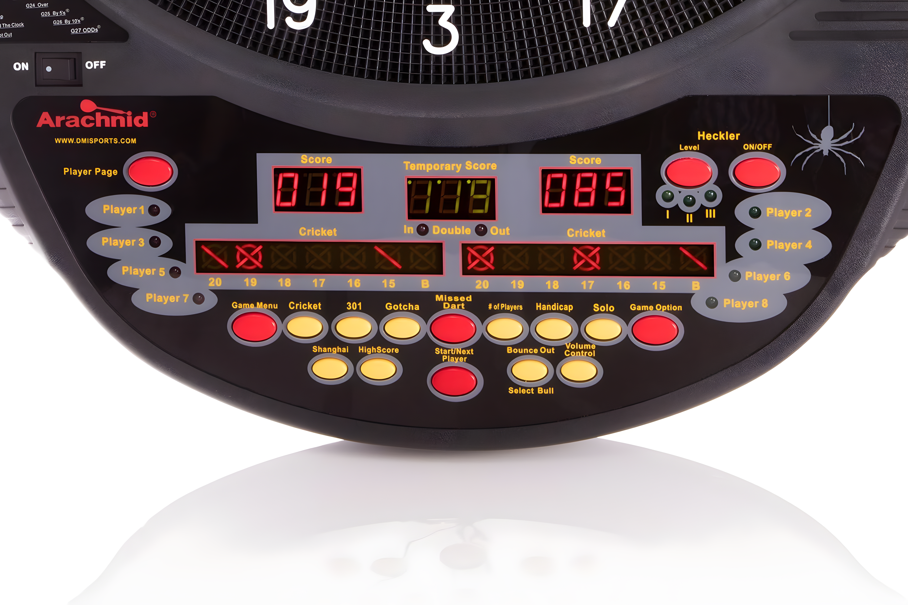 Interactive 6000 Electronic Dart Board Game