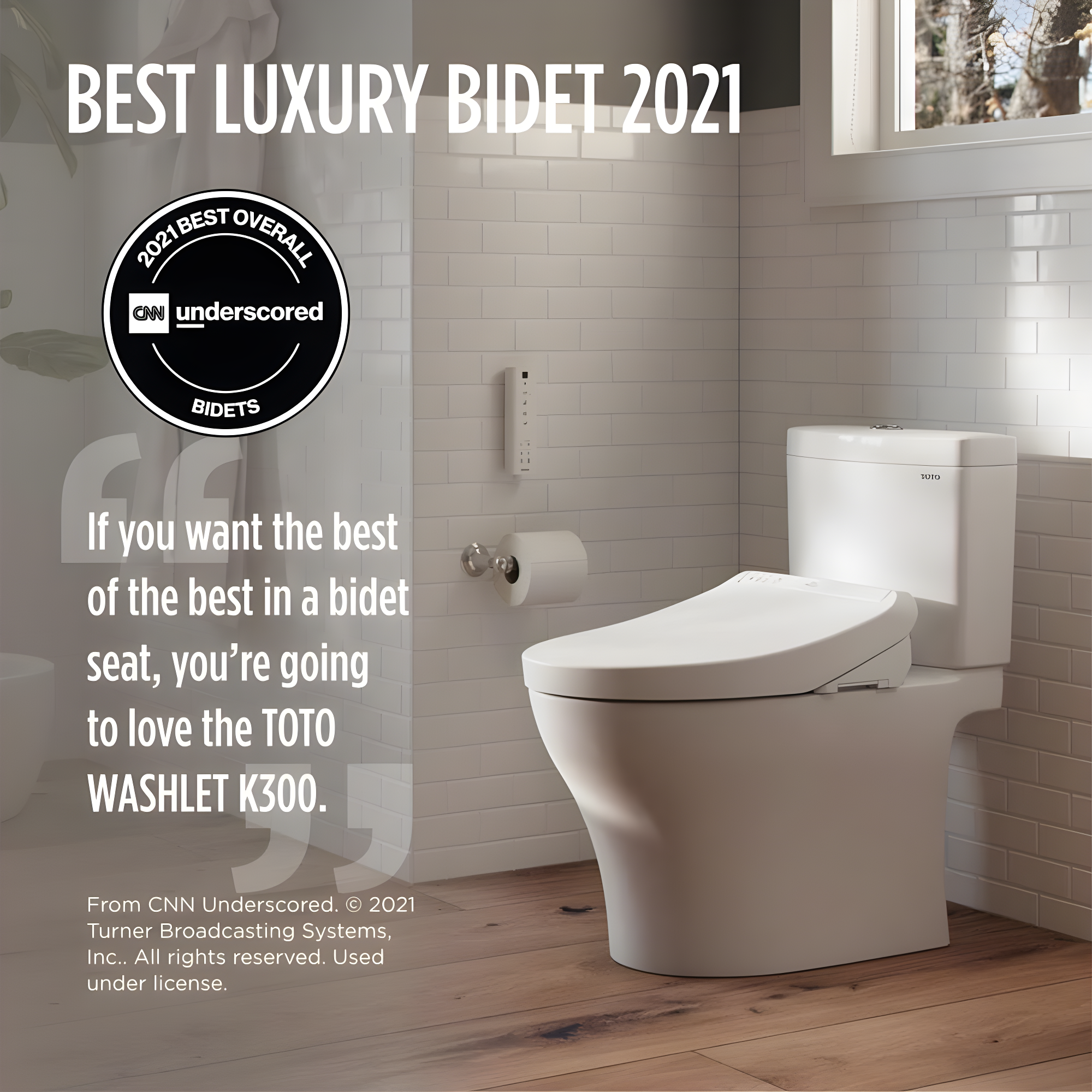 Washlet® Toilet Elongated Seat Bidet