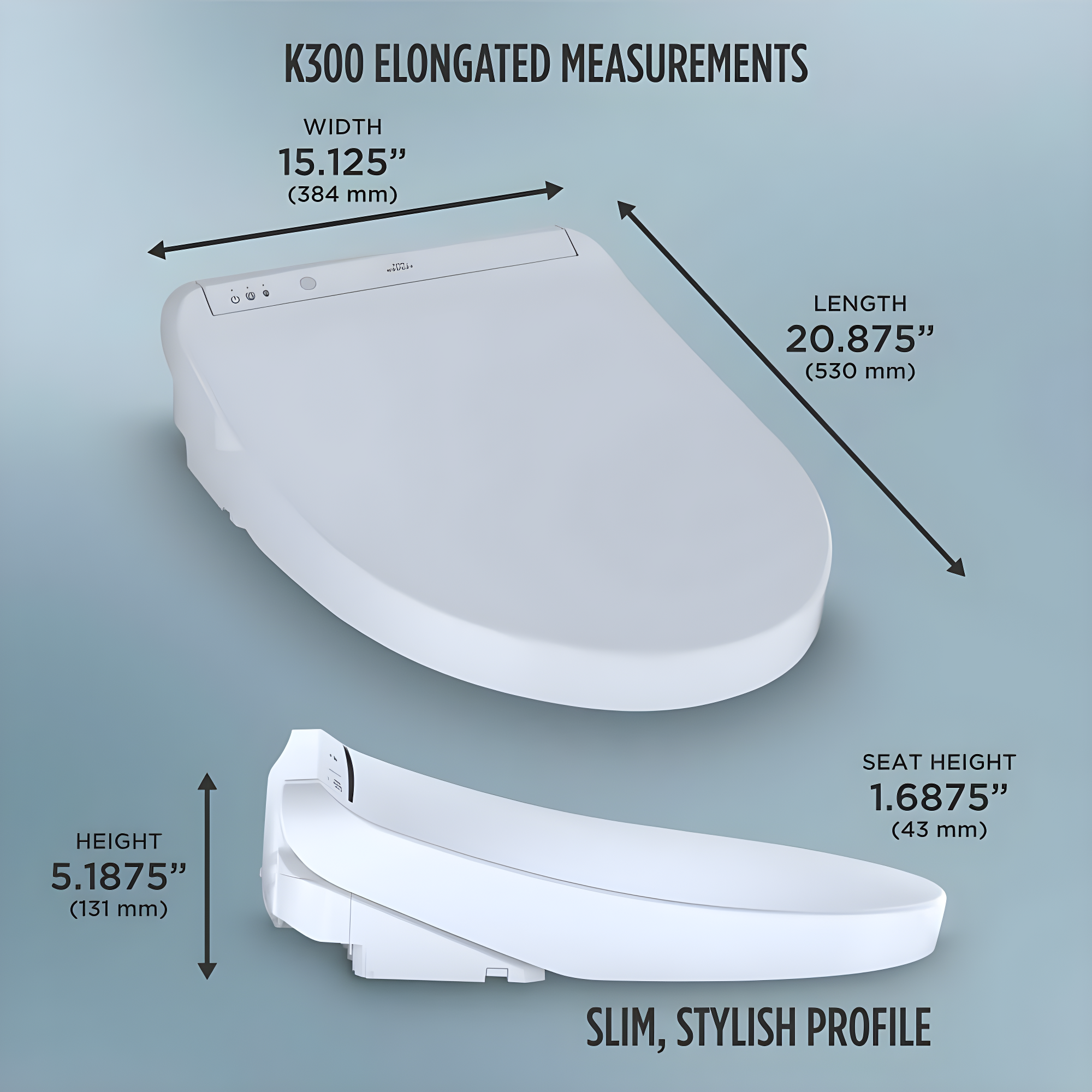 Washlet® Toilet Elongated Seat Bidet