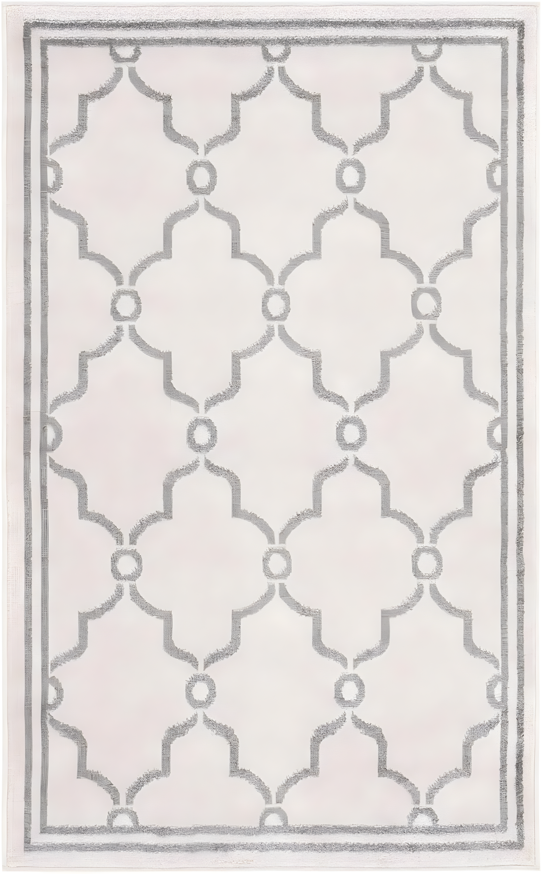 Amherst AMT414 Power Loomed Indoor Accent Rug - Ivory/Grey - 3'x5' - Safavieh