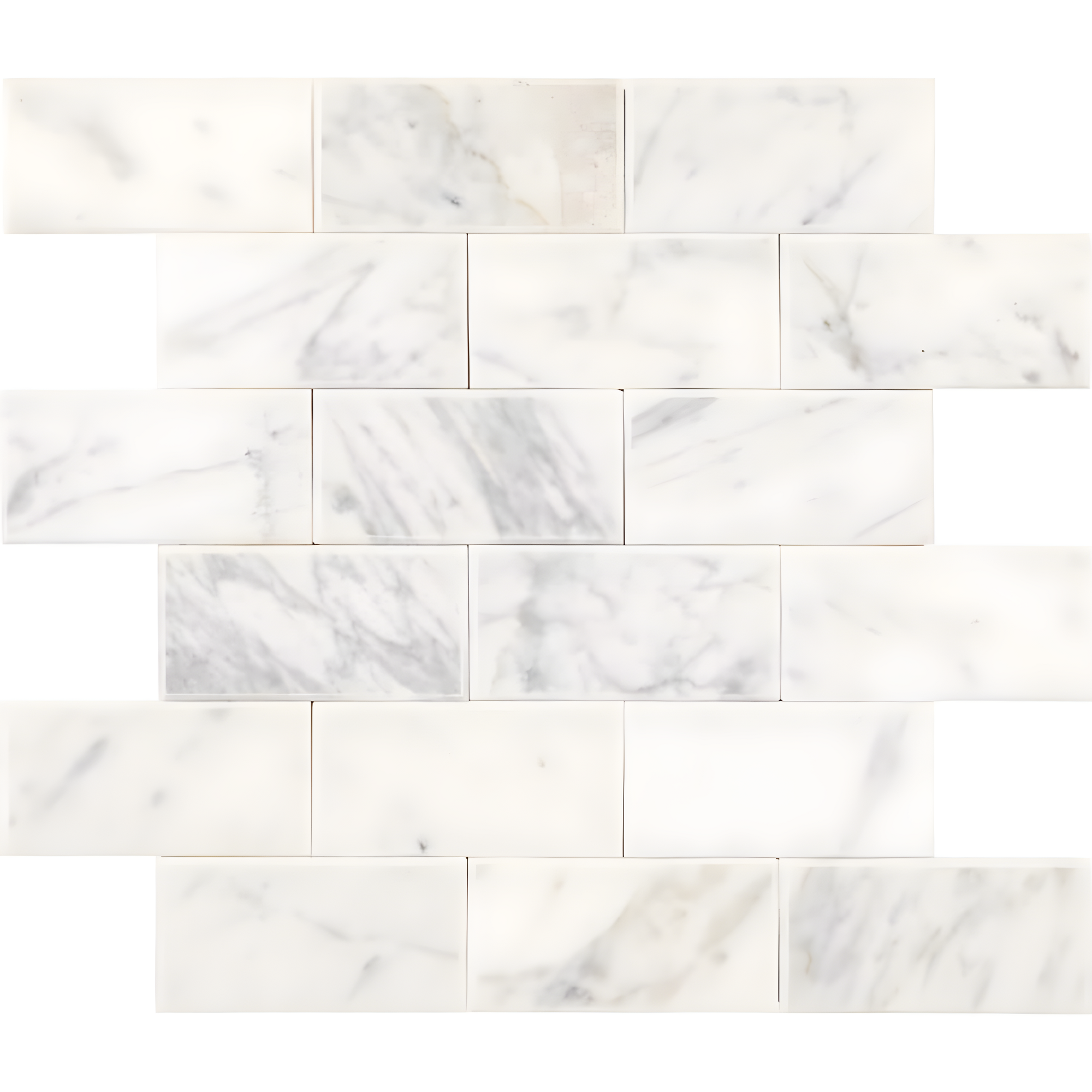Daltile Simply Stick Mosaix 4'' W x 2'' L Natural Stone Peel and Stick Mosaic Tile