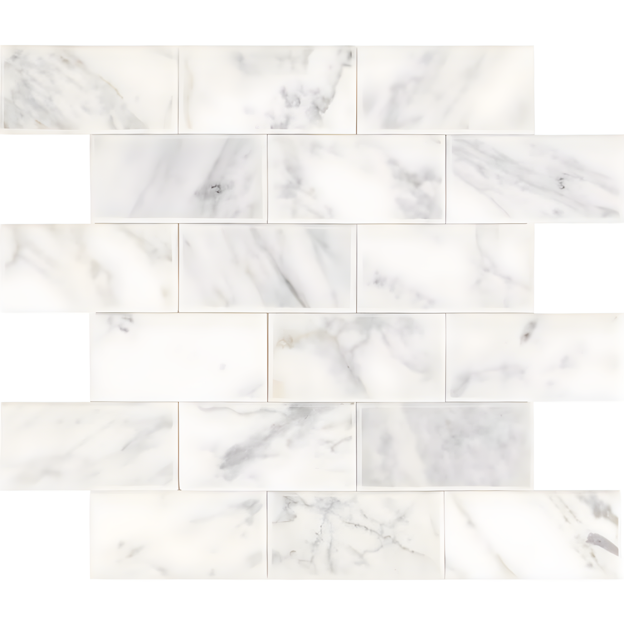 Daltile Simply Stick Mosaix 4'' W x 2'' L Natural Stone Peel and Stick Mosaic Tile