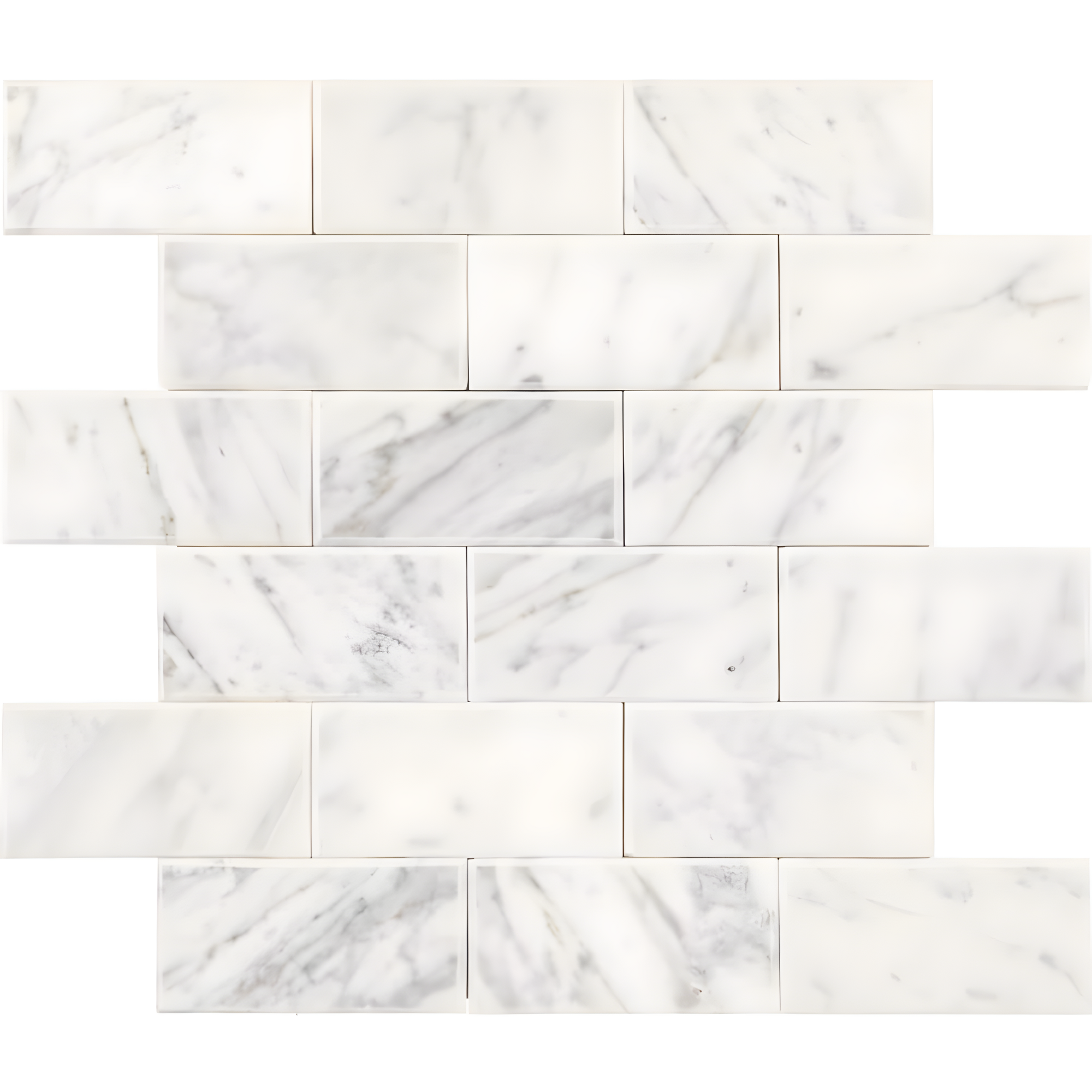 Daltile Simply Stick Mosaix 4'' W x 2'' L Natural Stone Peel and Stick Mosaic Tile