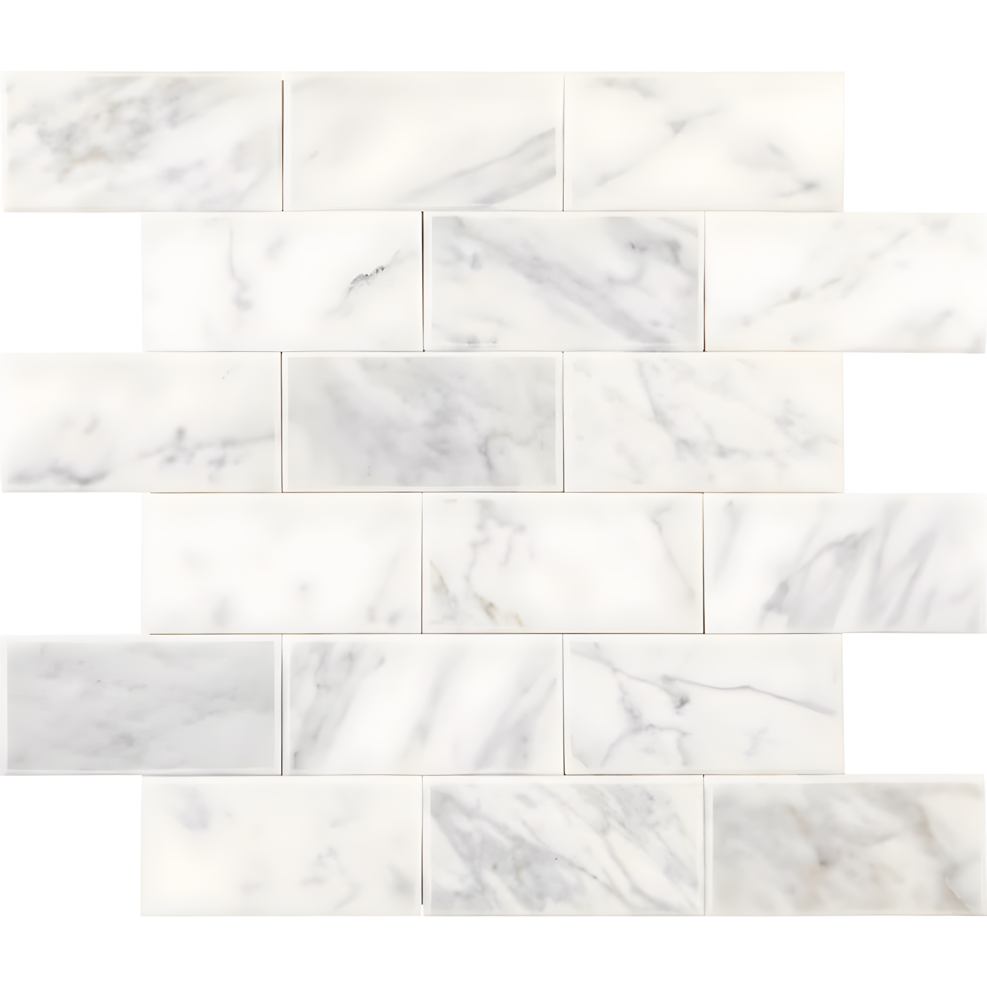 Daltile Simply Stick Mosaix 4'' W x 2'' L Natural Stone Peel and Stick Mosaic Tile