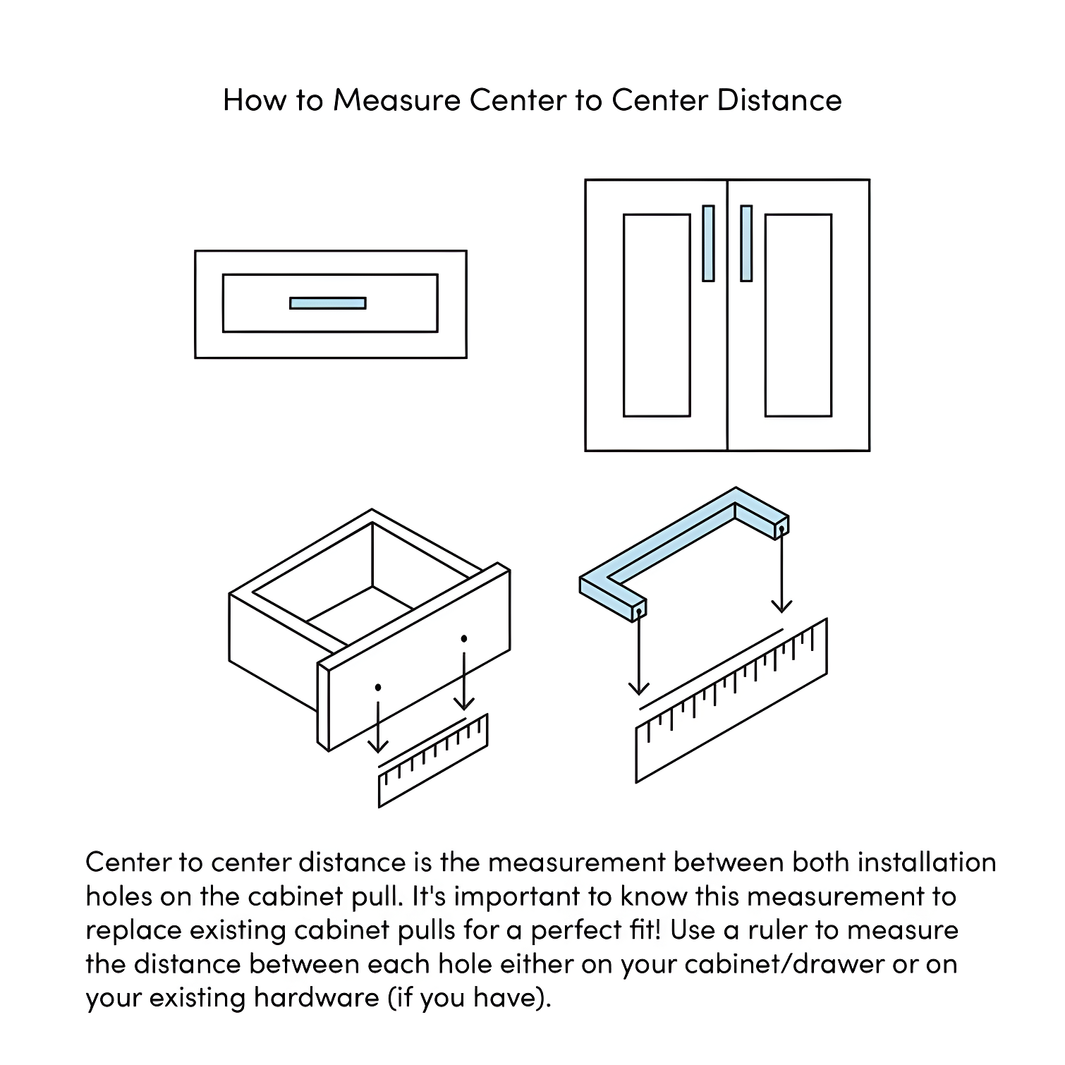 Chelsey 4" Center to Center Bar Pull