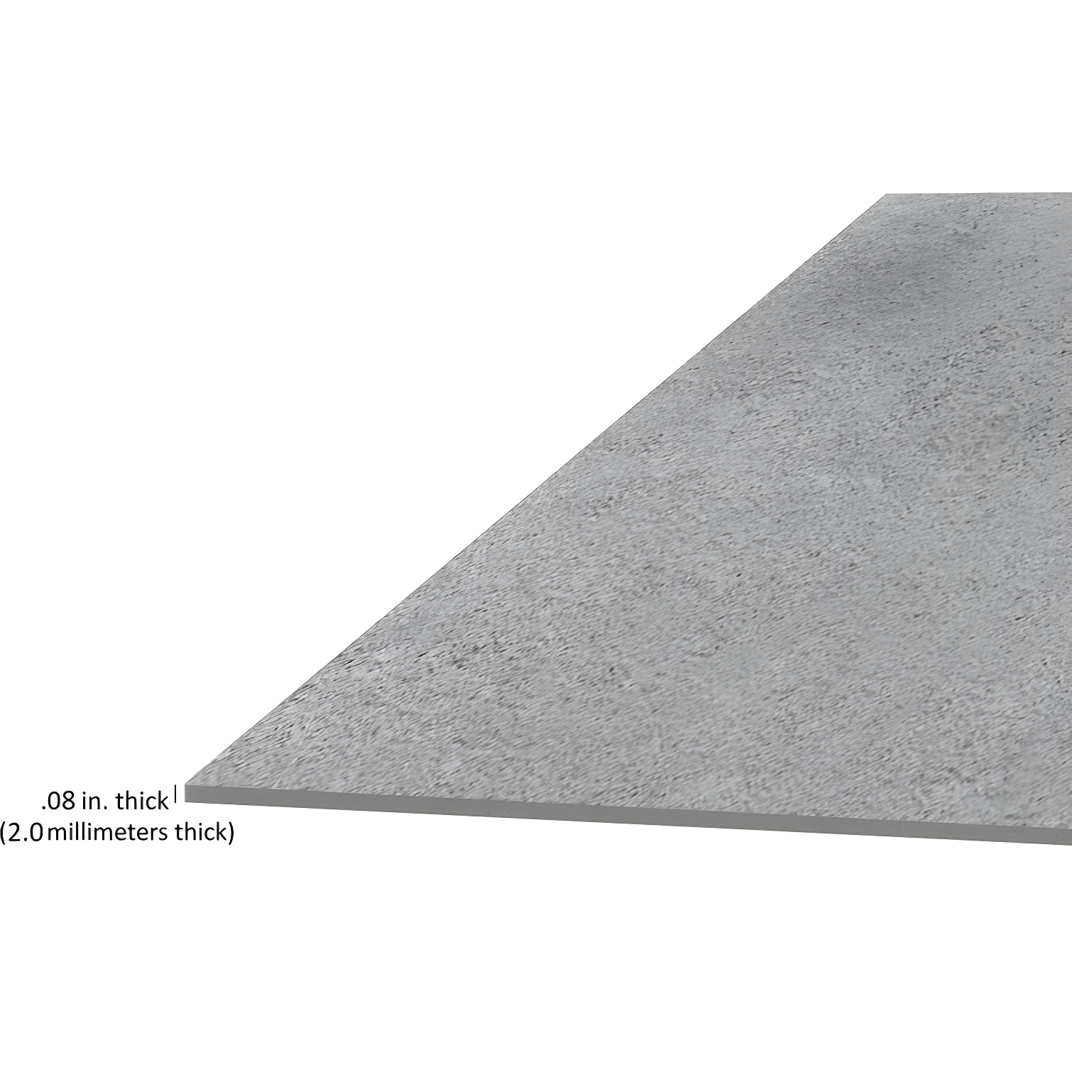 0.08'' Thick 12'' W x 24'' L