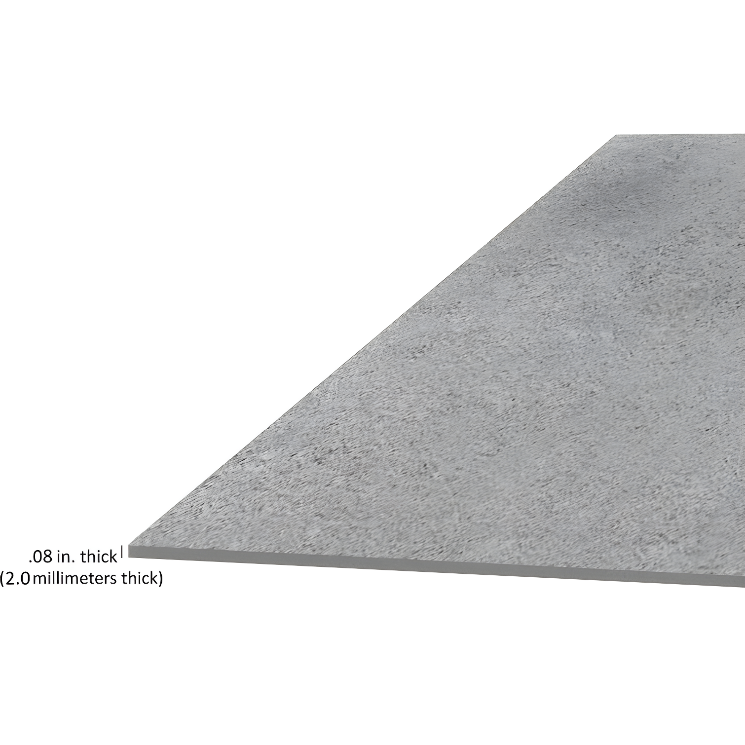 0.08'' Thick 12'' W x 24'' L
