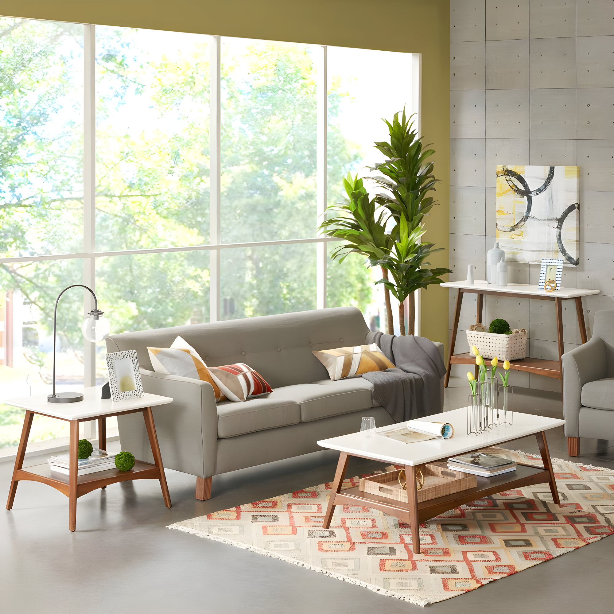 Parker 4 Legs Coffee Table with Storage