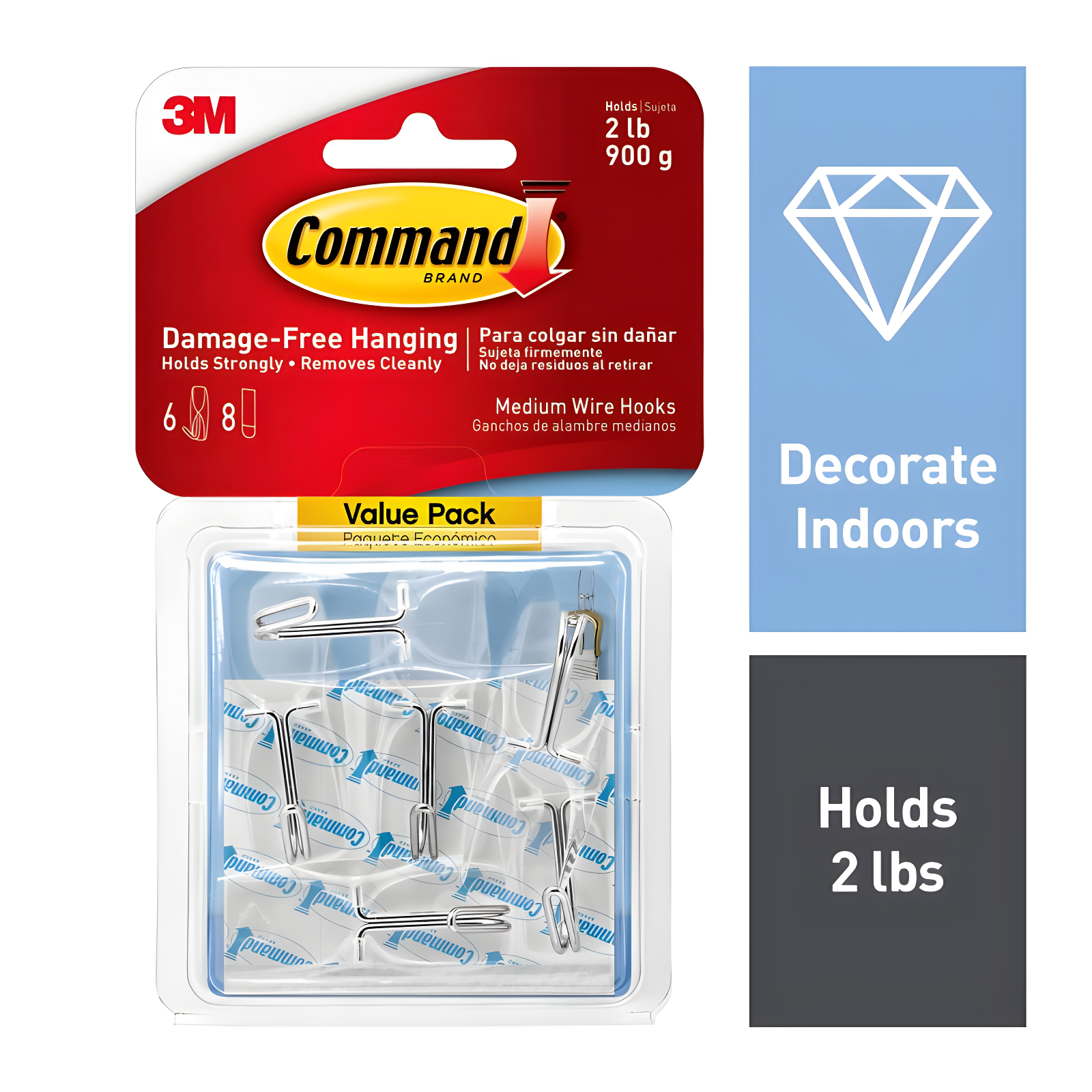 Command Command Hooks (Set of 6)