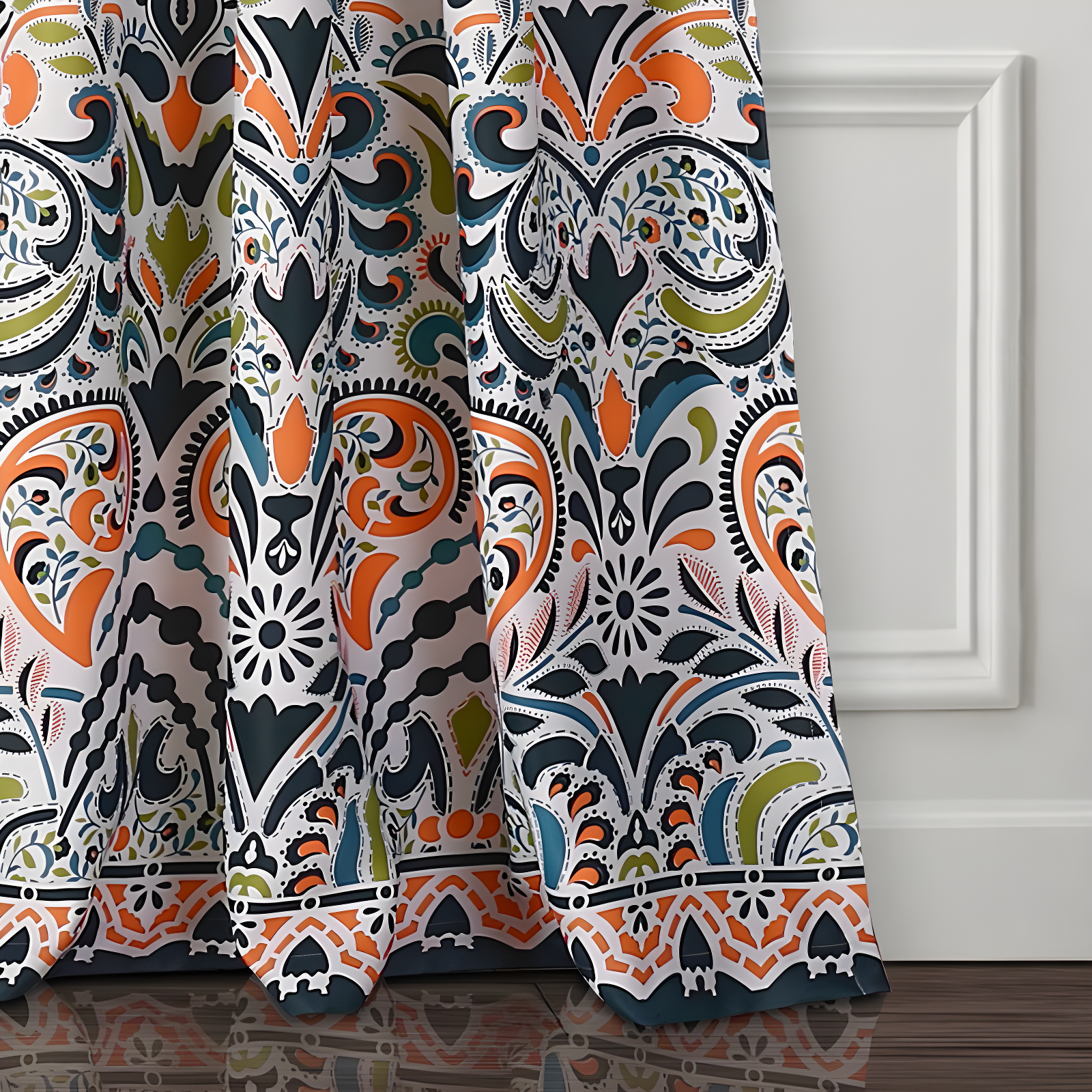 Lush Decor Polyester Room Darkening Curtain Pair (Set of 2)