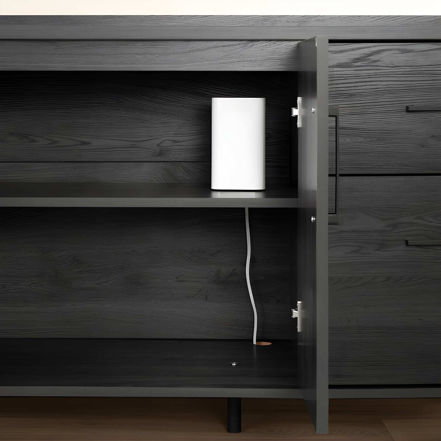 Peake 47.5'' Wide 2 - Drawer Filing Credenza with Cable Management