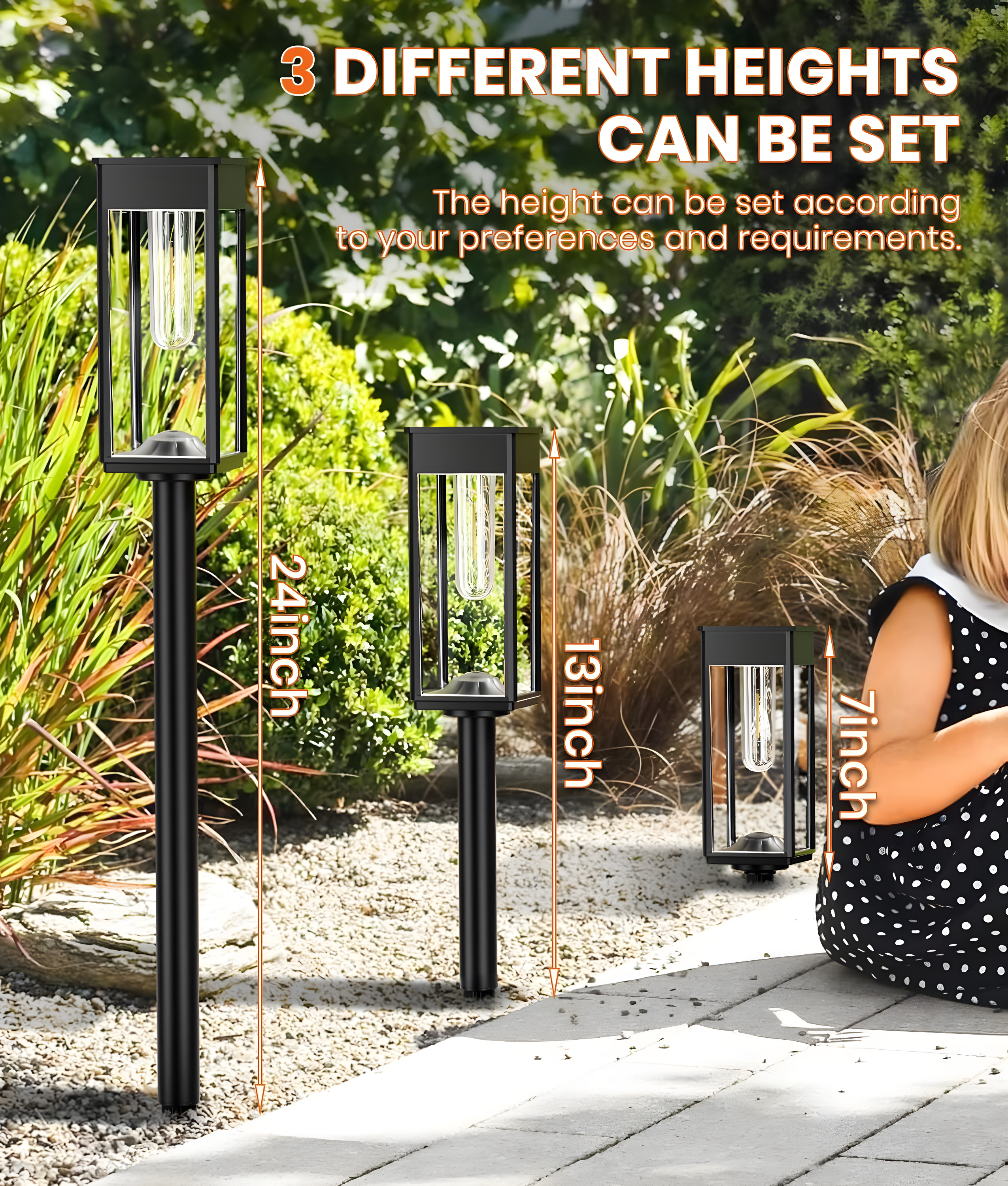 Cool White Solar Powered Integrated LED Pathway Light