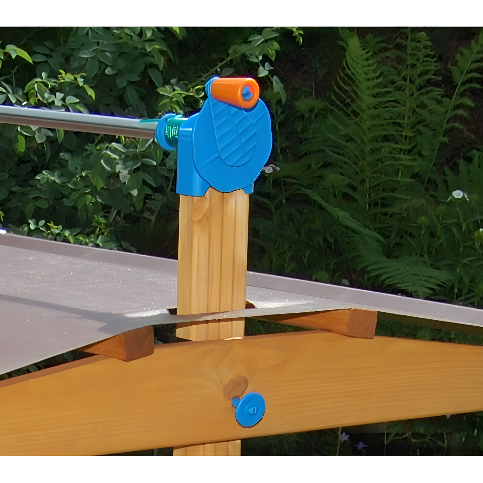 Exaco Exaco 40'' x 51'' Solid Wood Sandbox with Cover