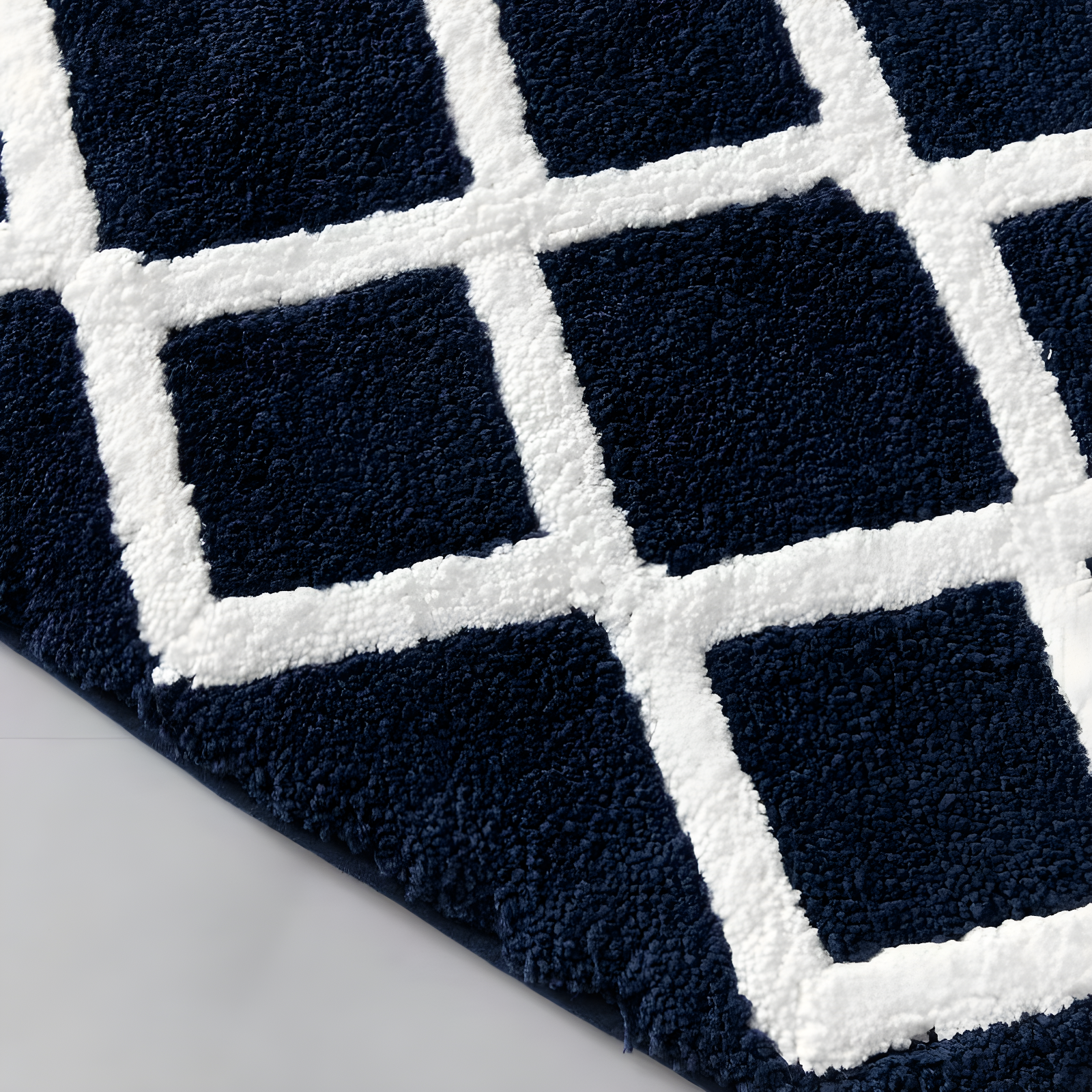Bittman Reversible High Pile Tufted Bath Rug