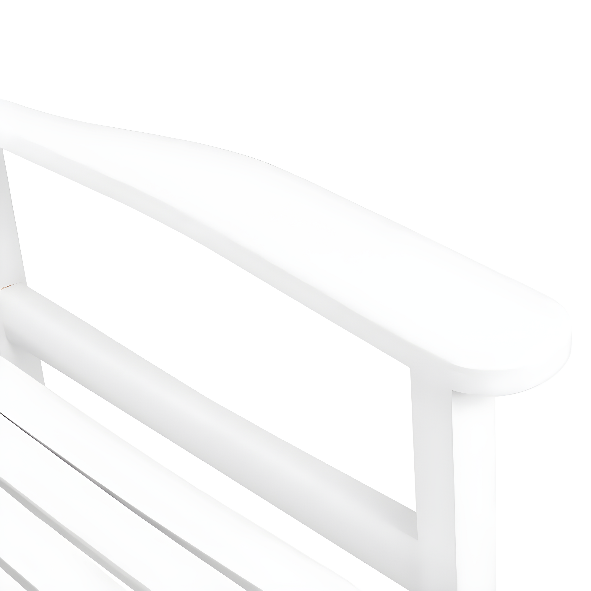 OverPatio Outdoor Porch Rocker/Rocking Chair Wood, Patio Wood Rocker, Woode n Furniture Seat for Living Room, Sitting Room, White