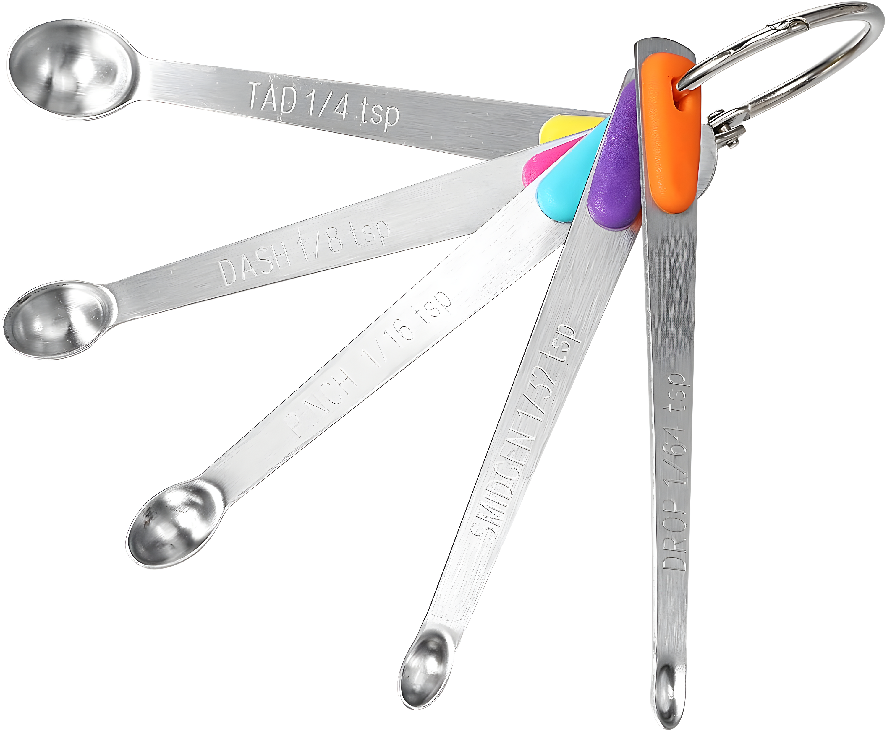 Measuring Spoons Set, Heavy Duty Stainless Steel Measuring Spoons, Mini Measuring Spoon for Cooking Baking, Tablespoon Teaspoon for Dry or Liquid Ingredients, Fits in Spice Jar,set of 5