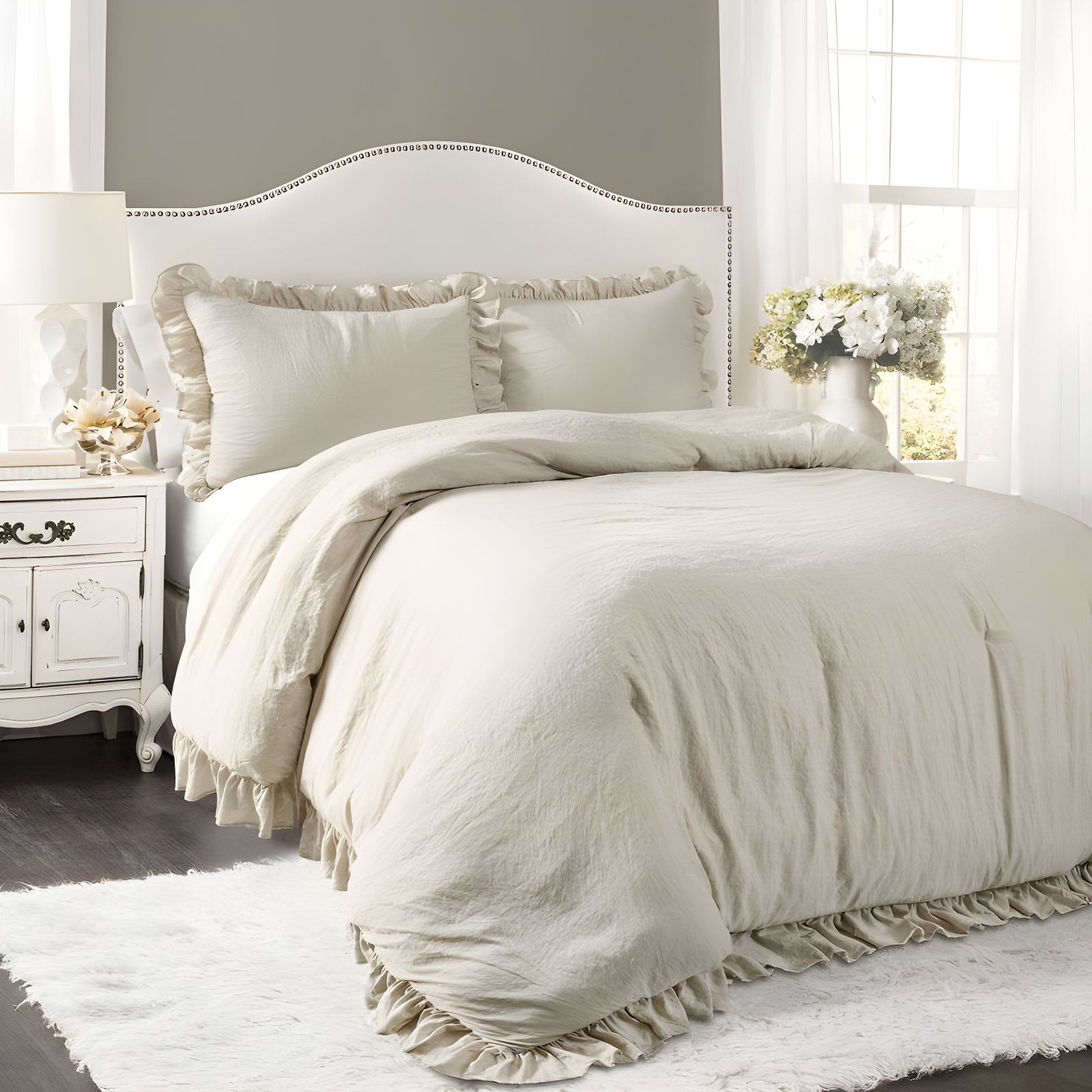 Lush Decor Reyna Microfiber 3 Piece Comforter Set
