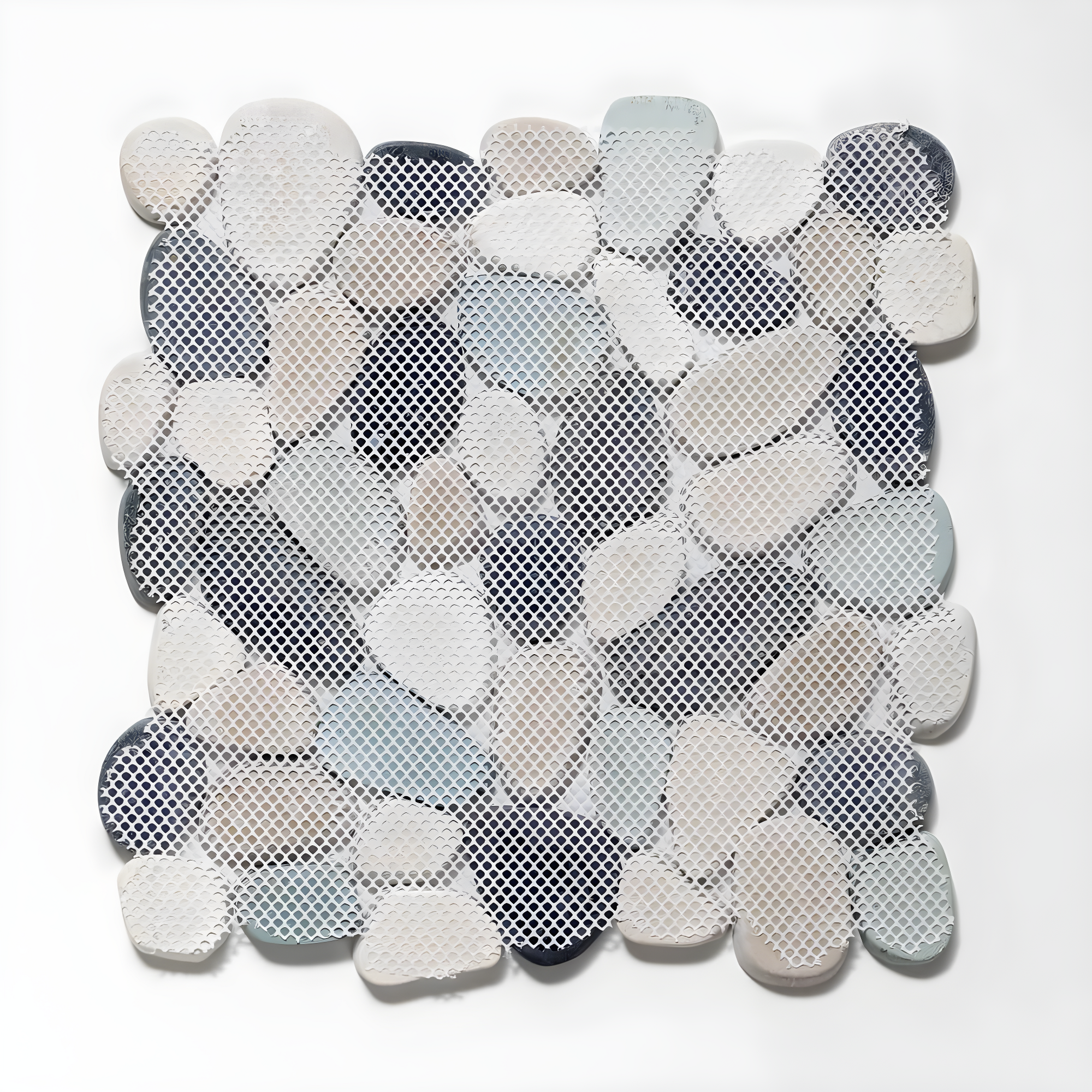 Sliced Pebble Mosaic Wall & Floor Tile