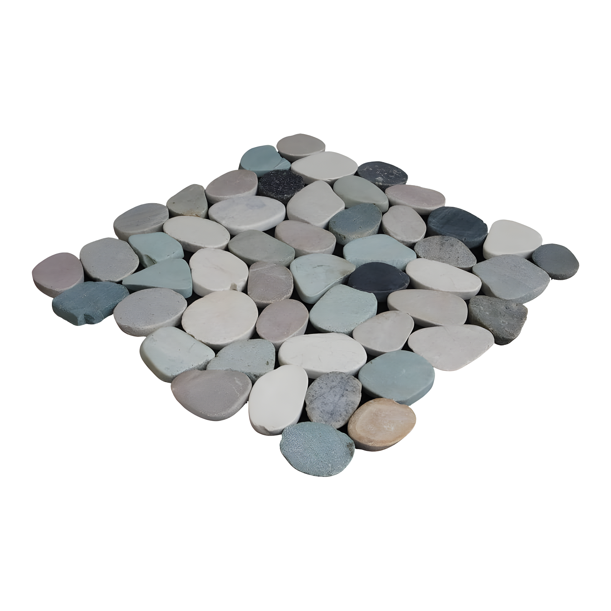 Sliced Pebble Mosaic Wall & Floor Tile