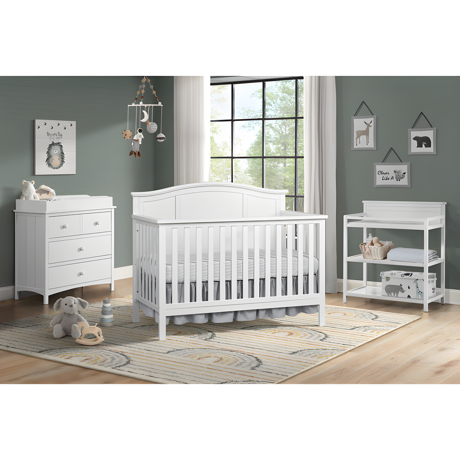 Emerson 4 In 1 Convertible Crib