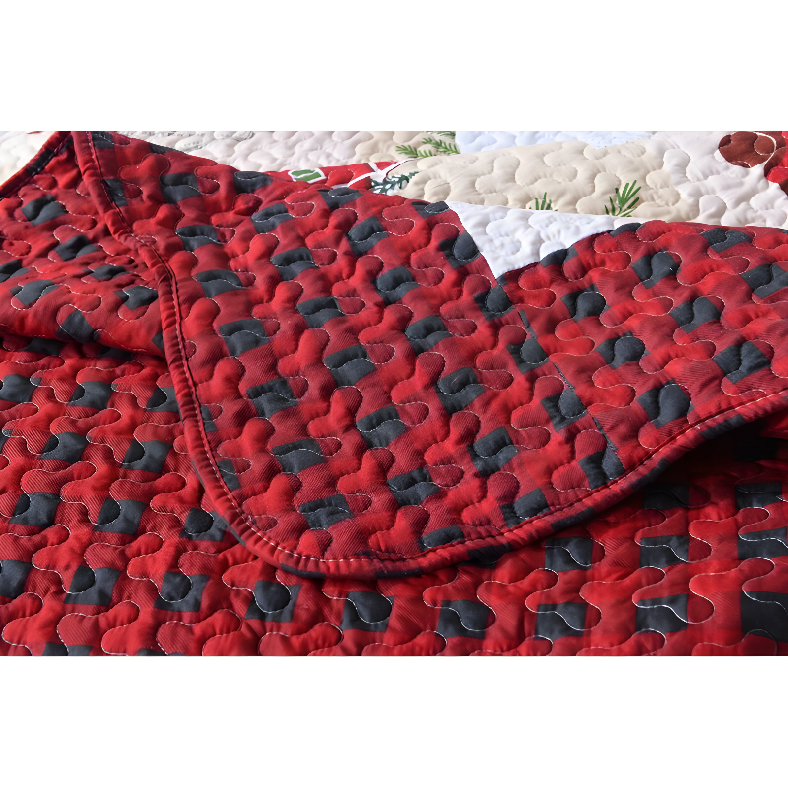 Plaid Quilt Set