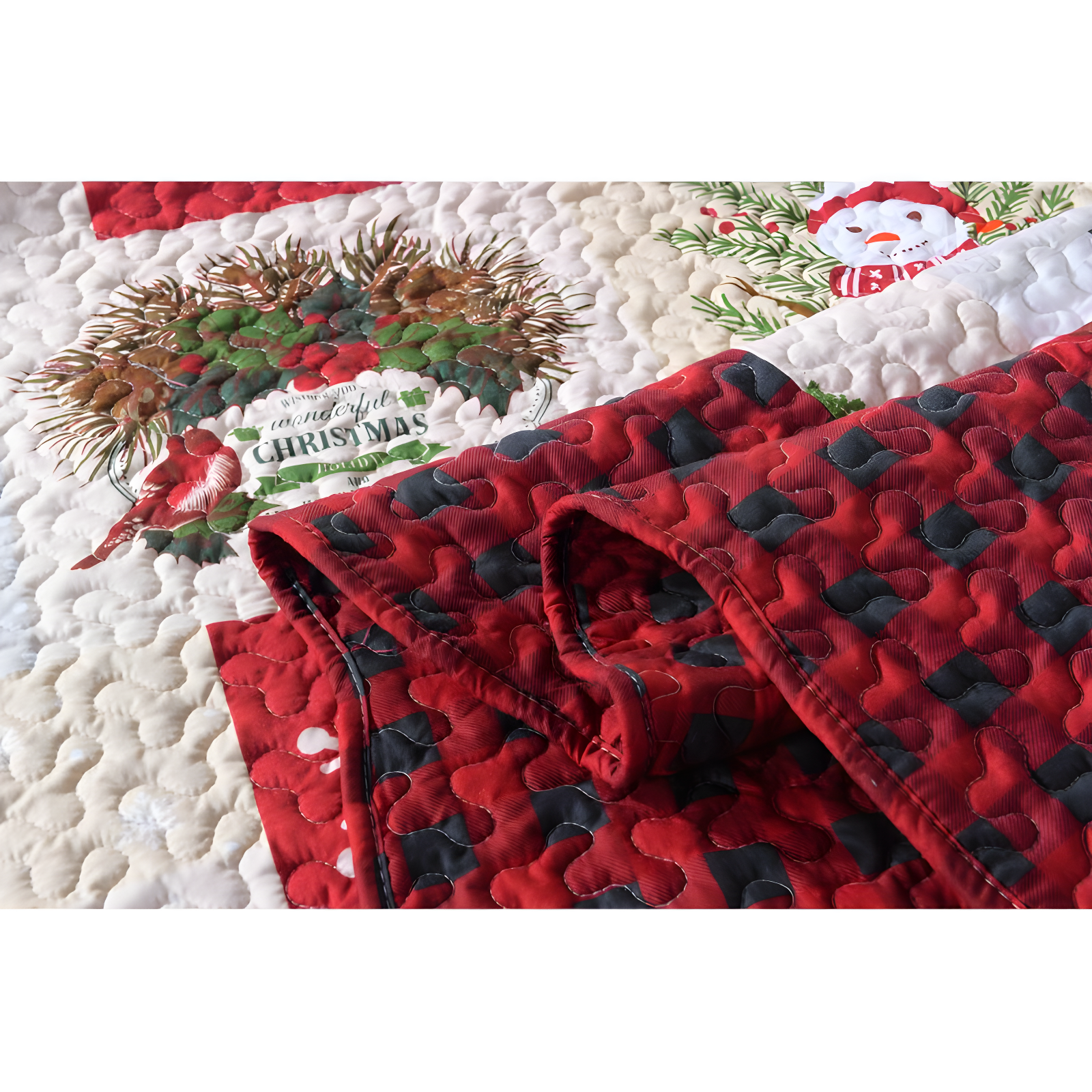 Plaid Quilt Set