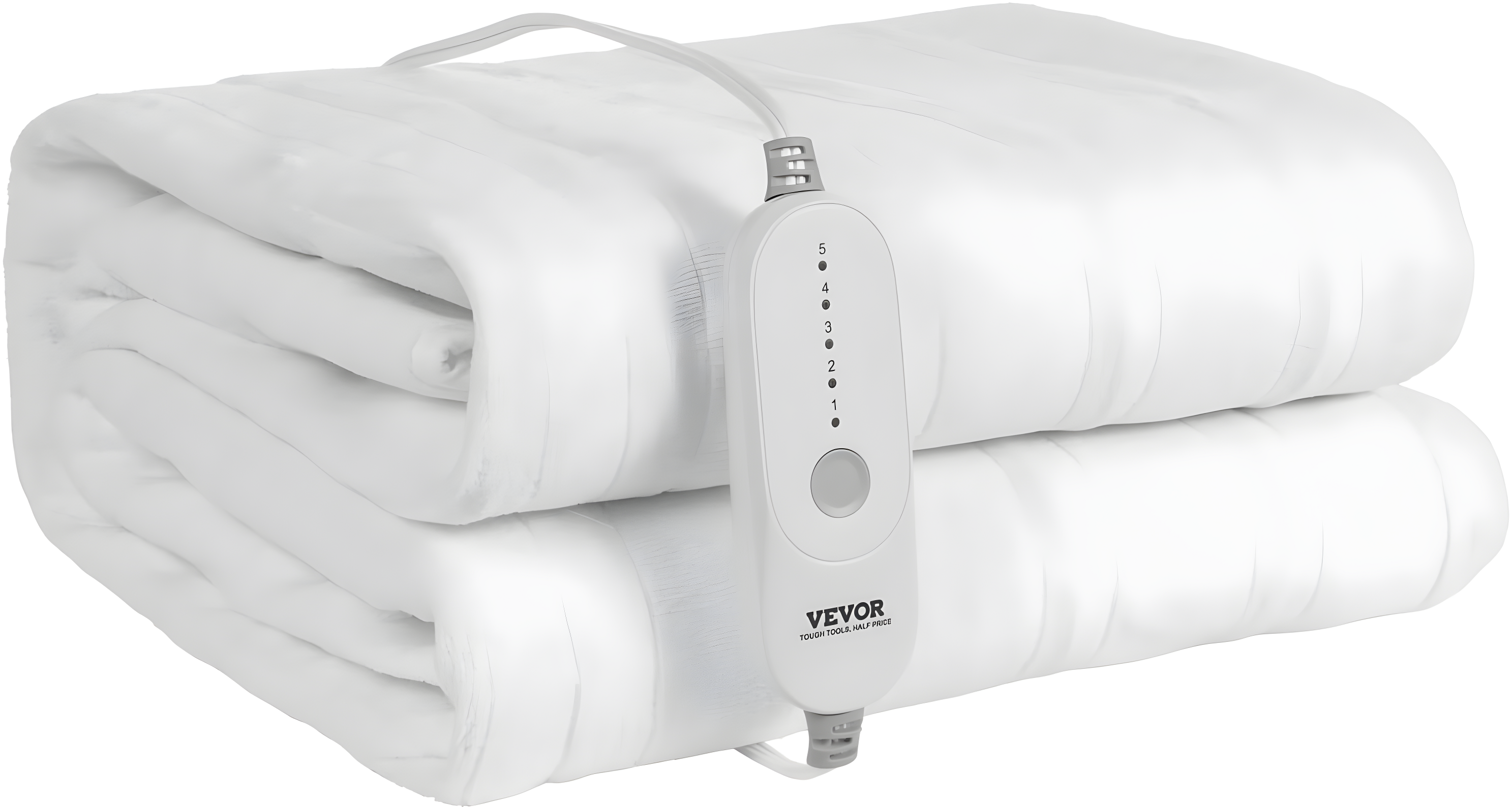 VEVOR Heated Mattress Pad Full Electric Warmer Coral Fleece Auto Off