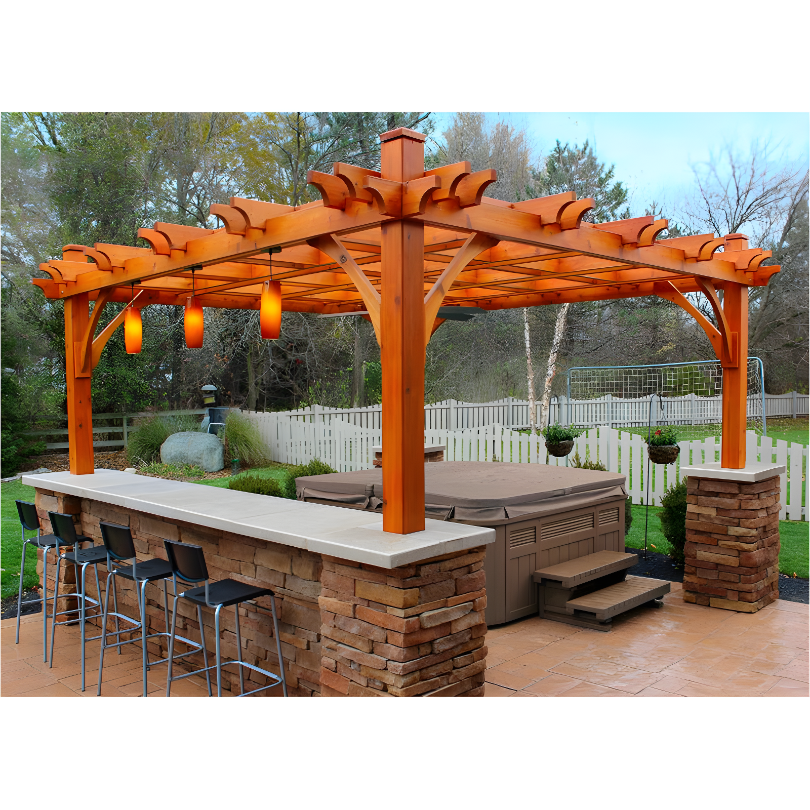 Outdoor Living Today Breeze Solid Wood Pergola