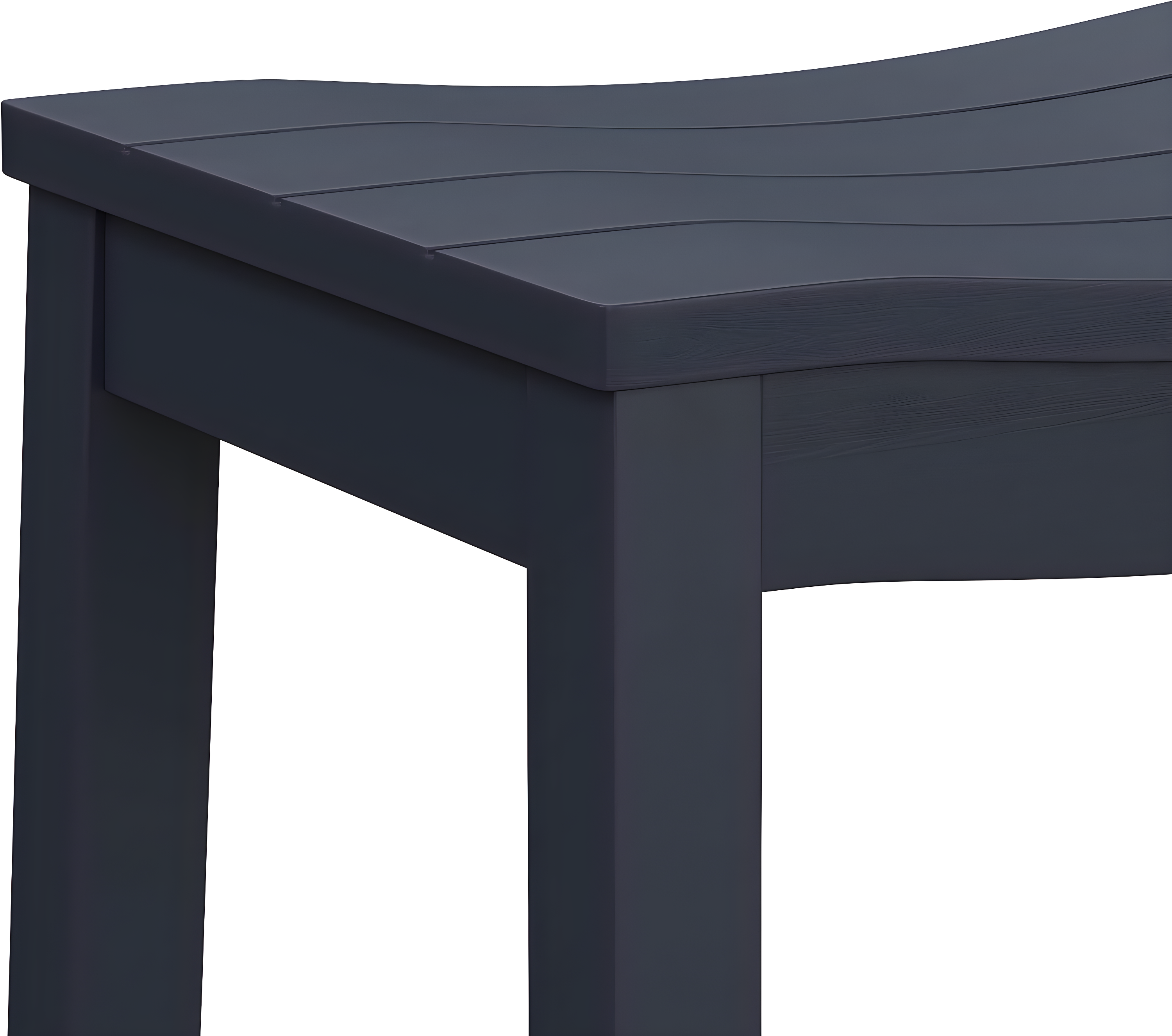Hillsdale Furniture 24" Fiddler Backless Wood Counter Height Barstool Navy : Matte Finish, Fixed Height