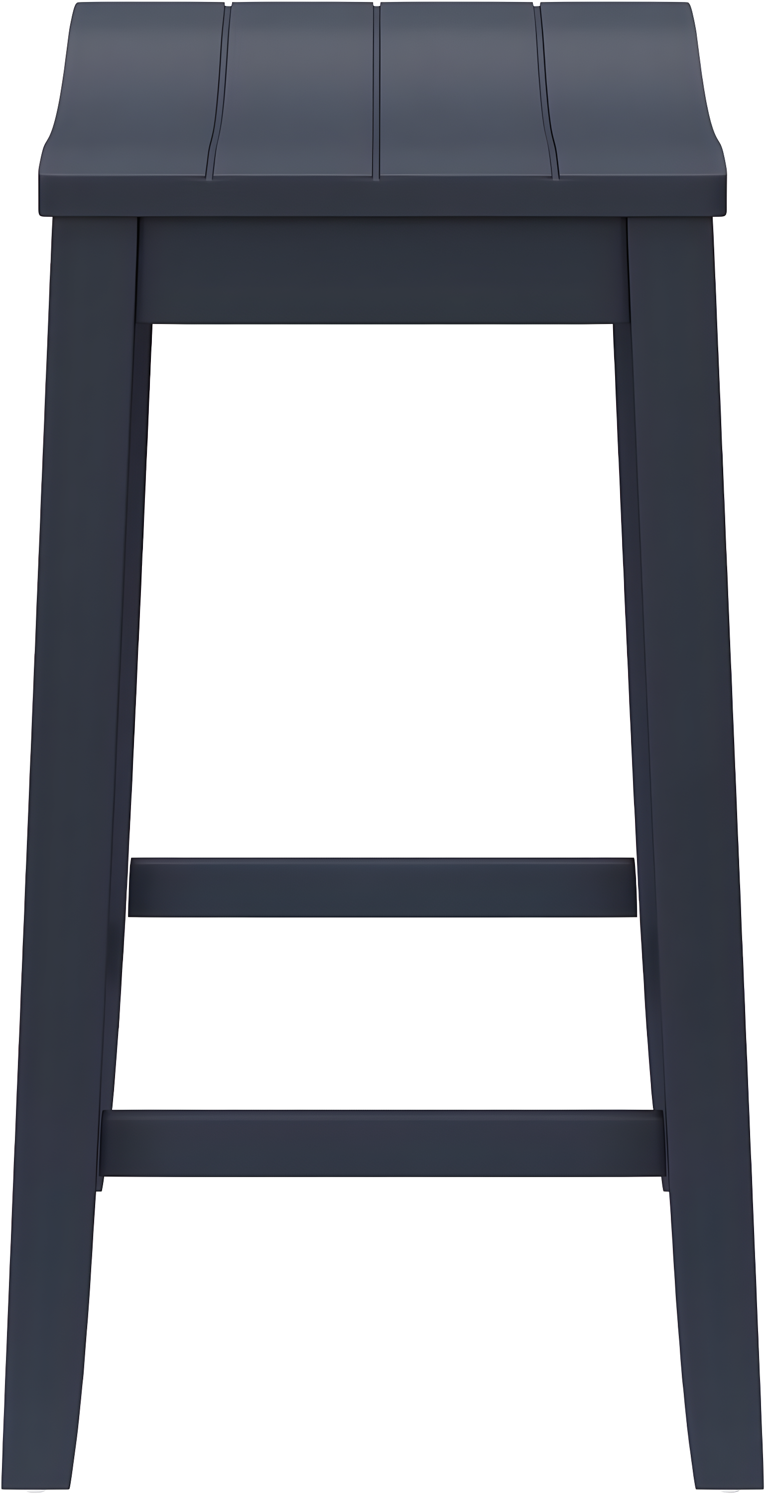 Hillsdale Furniture 24" Fiddler Backless Wood Counter Height Barstool Navy : Matte Finish, Fixed Height