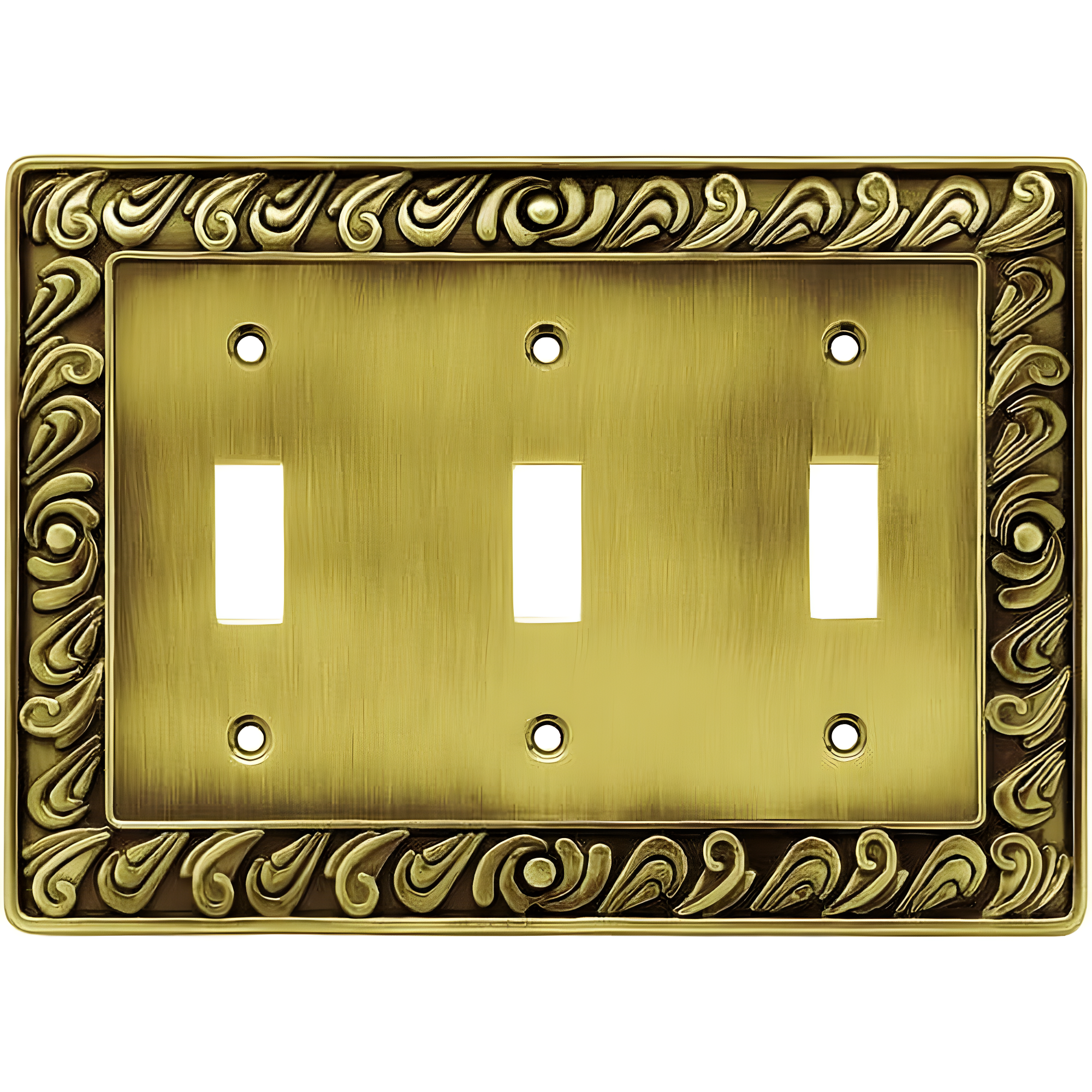 Paisley 3-Gang Toggle Light Switch Wall Plate