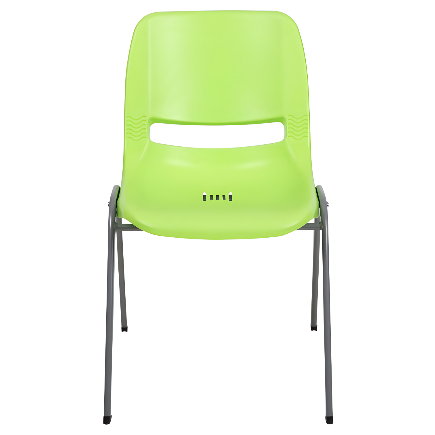 Flash Furniture Keaton 880 lb. Capacity Ergonomic Shell Stack Chair with Metal Frame