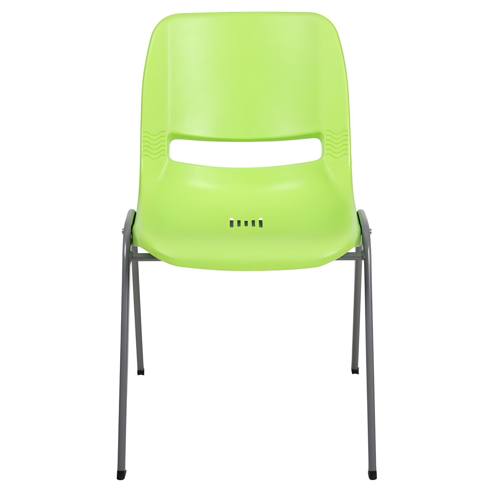 Flash Furniture Keaton 880 lb. Capacity Ergonomic Shell Stack Chair with Metal Frame