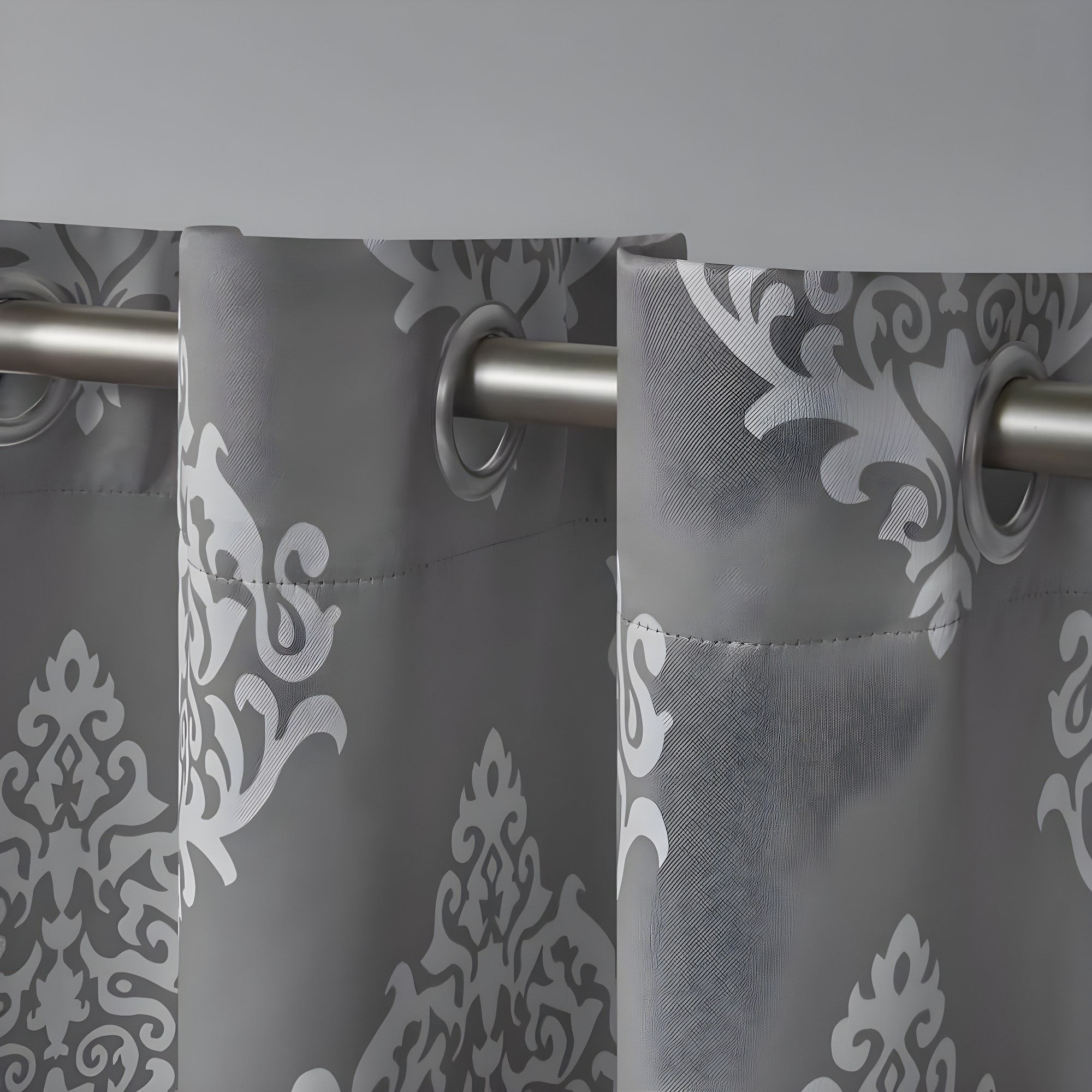 Exclusive Home Medallion Blackout Grommet Curtain Panel Pair