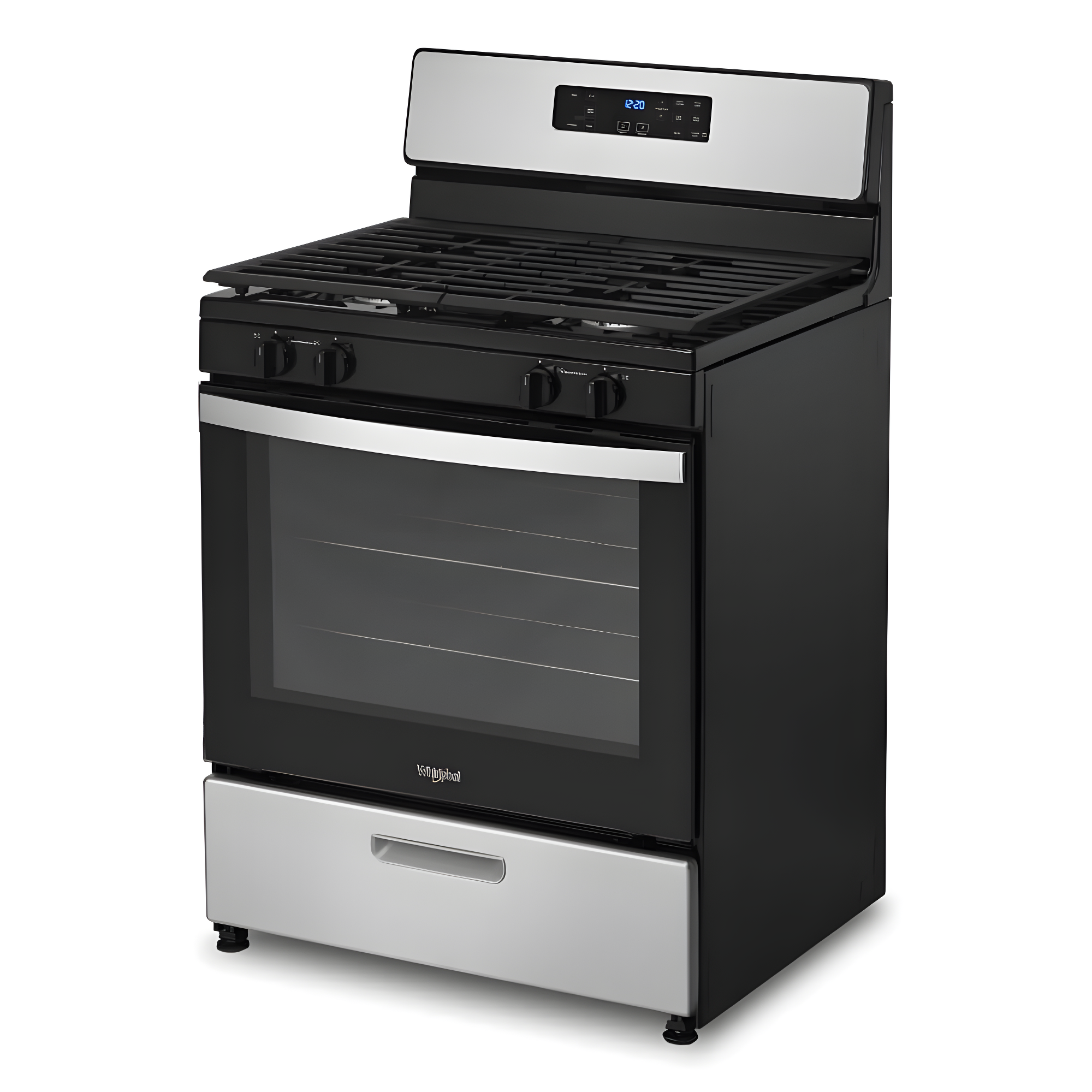 WHIRLPOOL WFG320M0MS 30" FREE STANDING GAS RANGE Stainless Steel