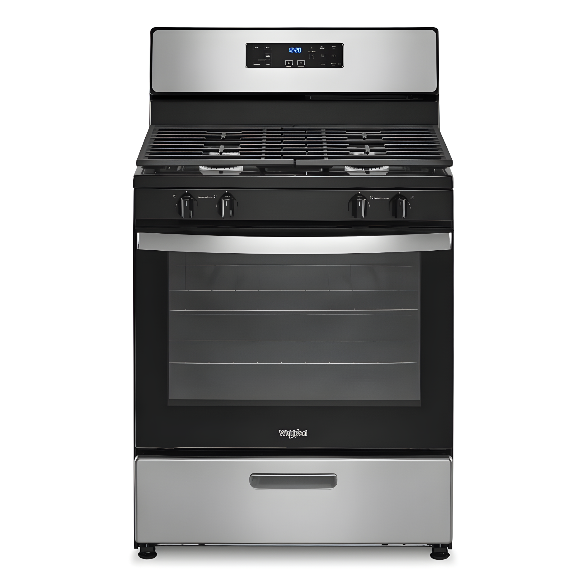 WHIRLPOOL WFG320M0MS 30" FREE STANDING GAS RANGE Stainless Steel