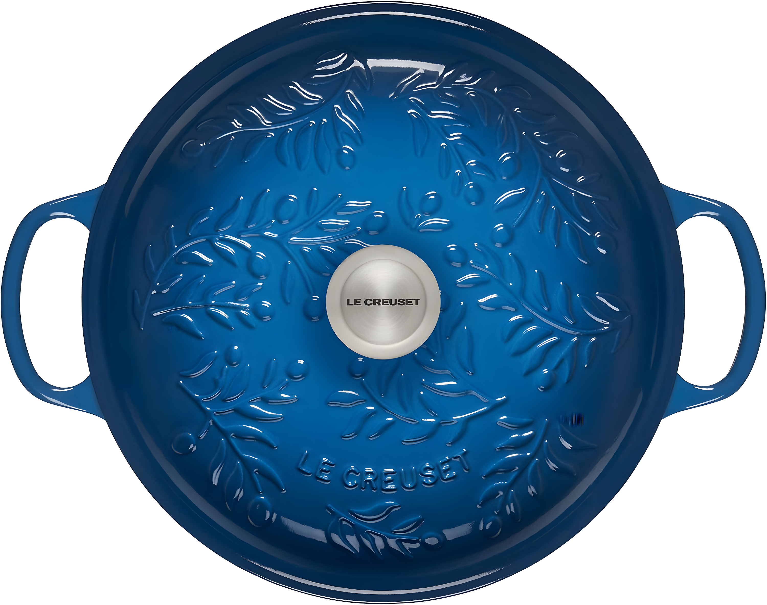 Le Creuset Le Creuset Signature Enameled Cast Iron Olive Branch Collection with Embossed Lid