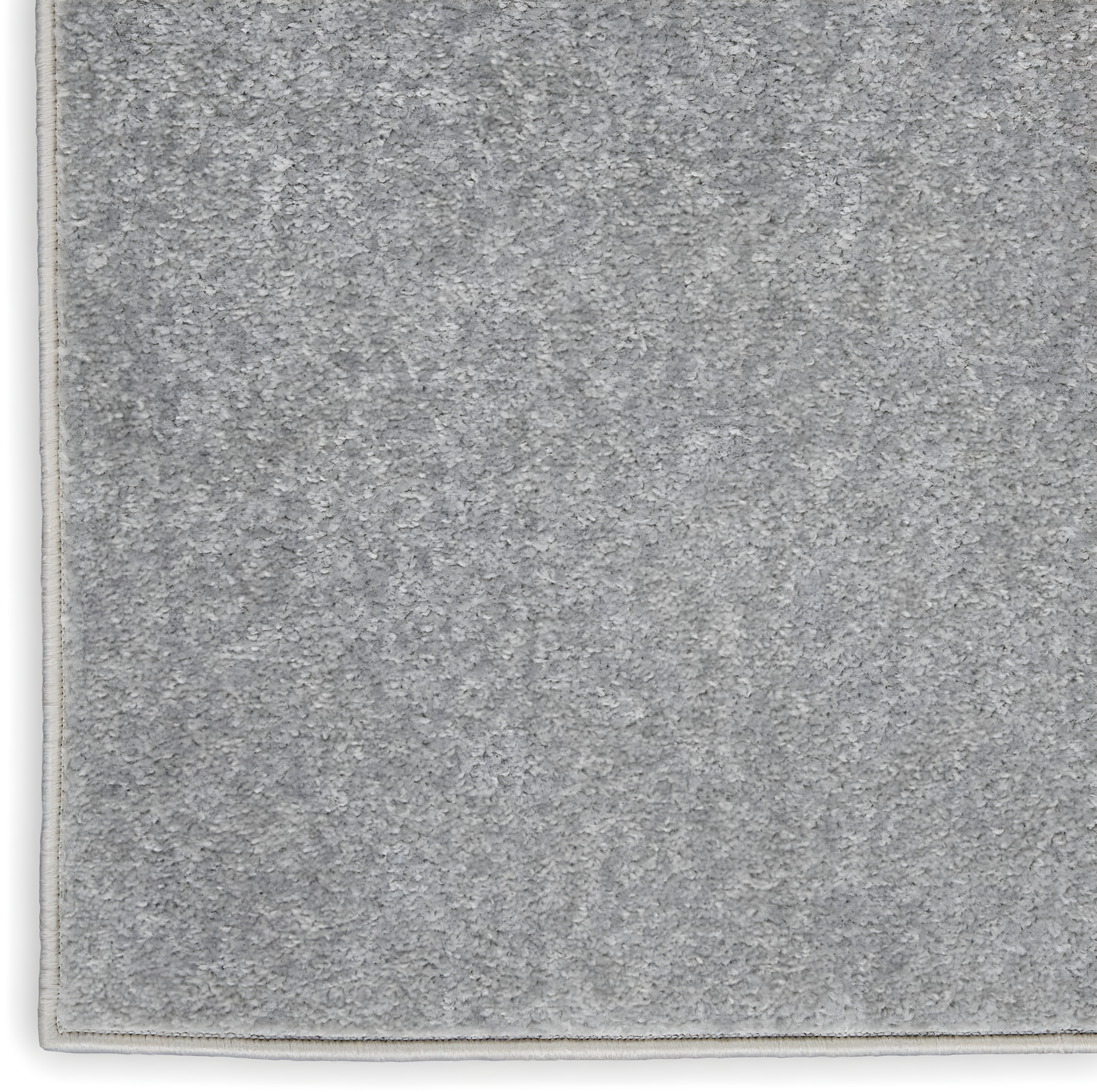 Nourison Essentials Easy Care Indoor Outdoor Area Rug - Silver Grey 4' x 6'