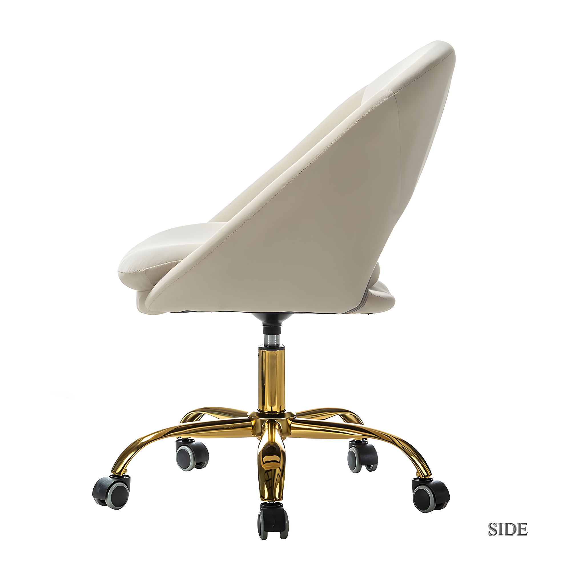 Louise Velvet Modern Task Chair with Ergonomic Design