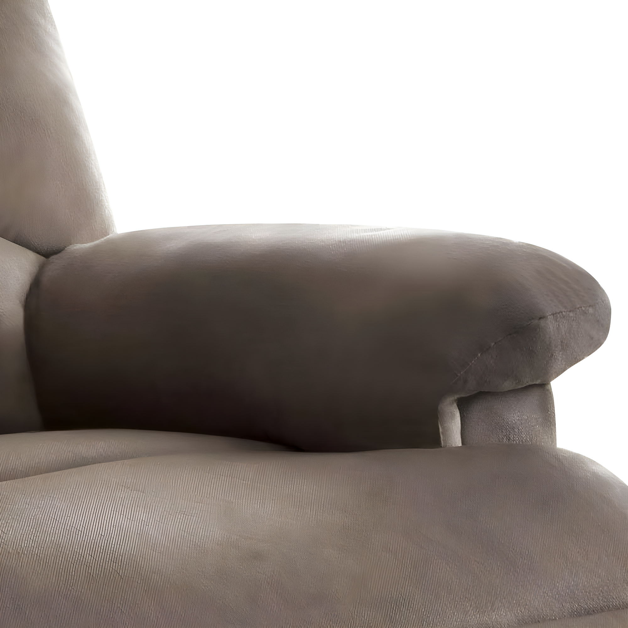 Acme Furniture Arcadia Woven Fabric Reclining Sofa Light Brown