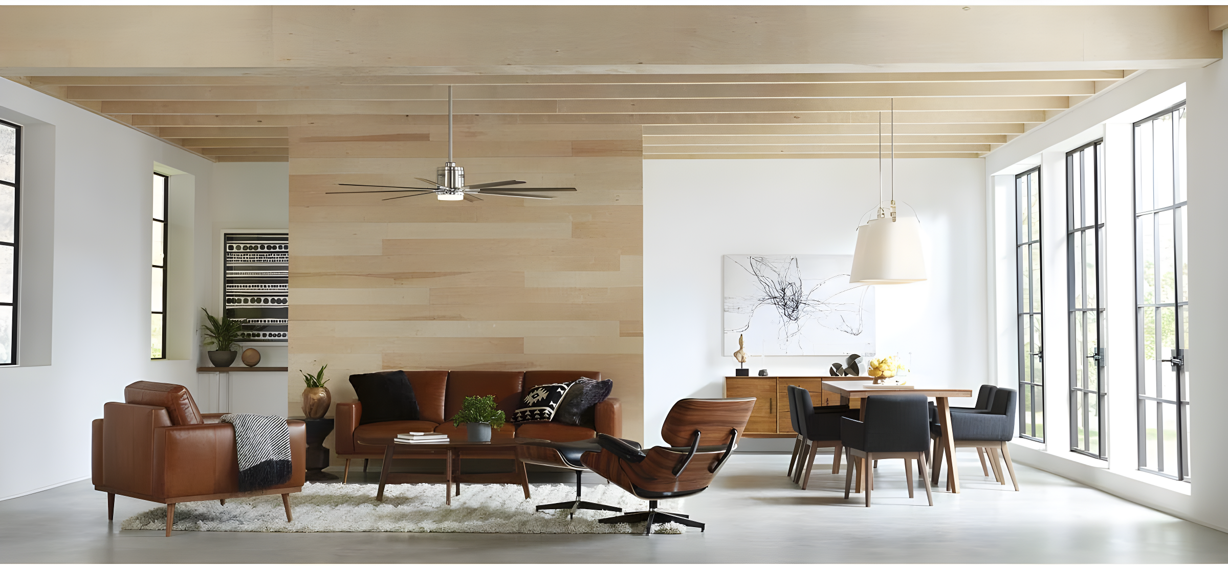 Vast Collection 72" 18W LED Eight Blade Fan