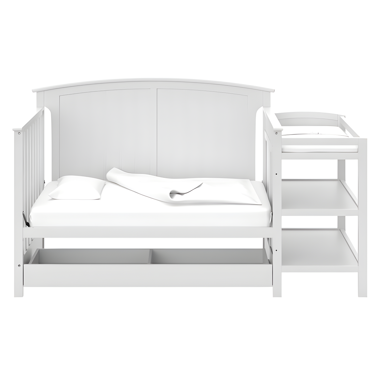 Steveston 5-in-1 Convertible Crib and Changer with Storage