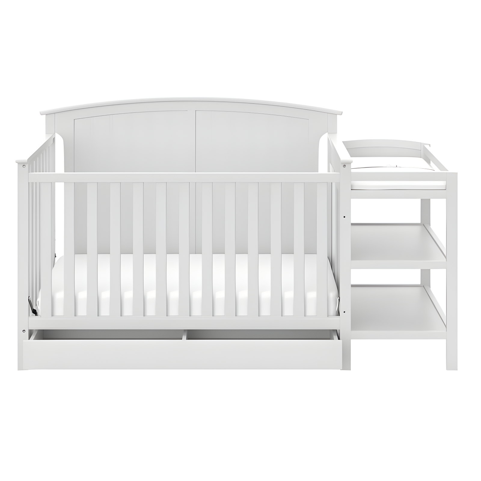 Steveston 5-in-1 Convertible Crib and Changer with Storage