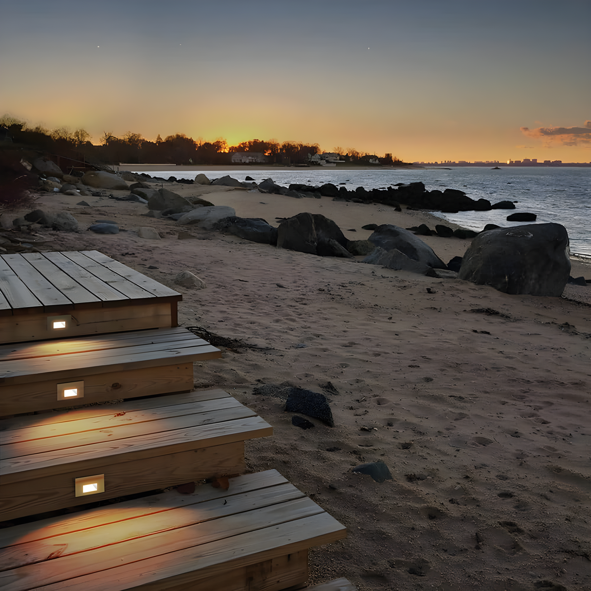 Low Voltage Integrated LED Metal Step Light
